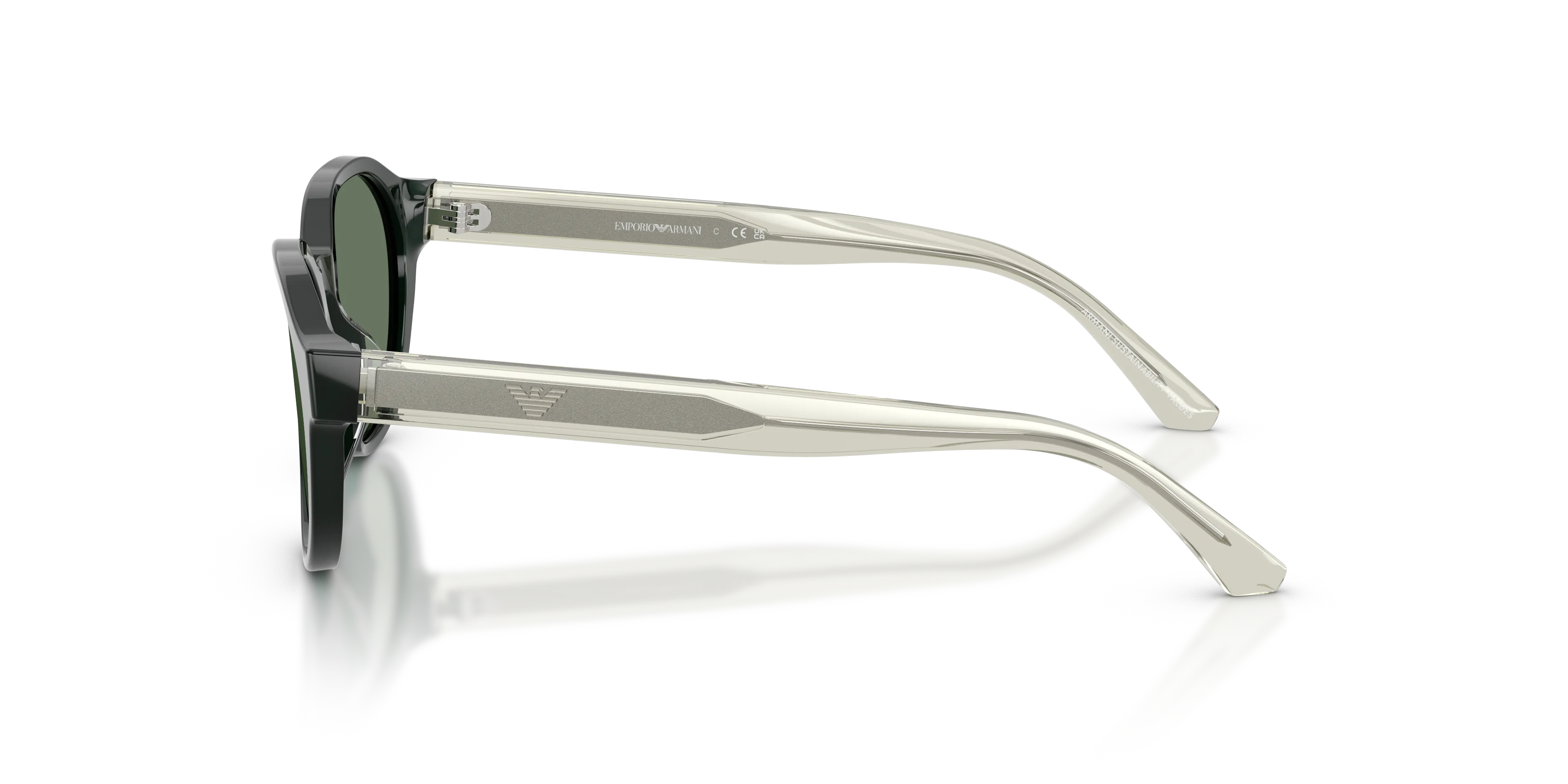 Emporio Armani EK4008U 638182 Occhiali da sole bambino Acetato Verde Verde Pantos Normale - immagine 4
