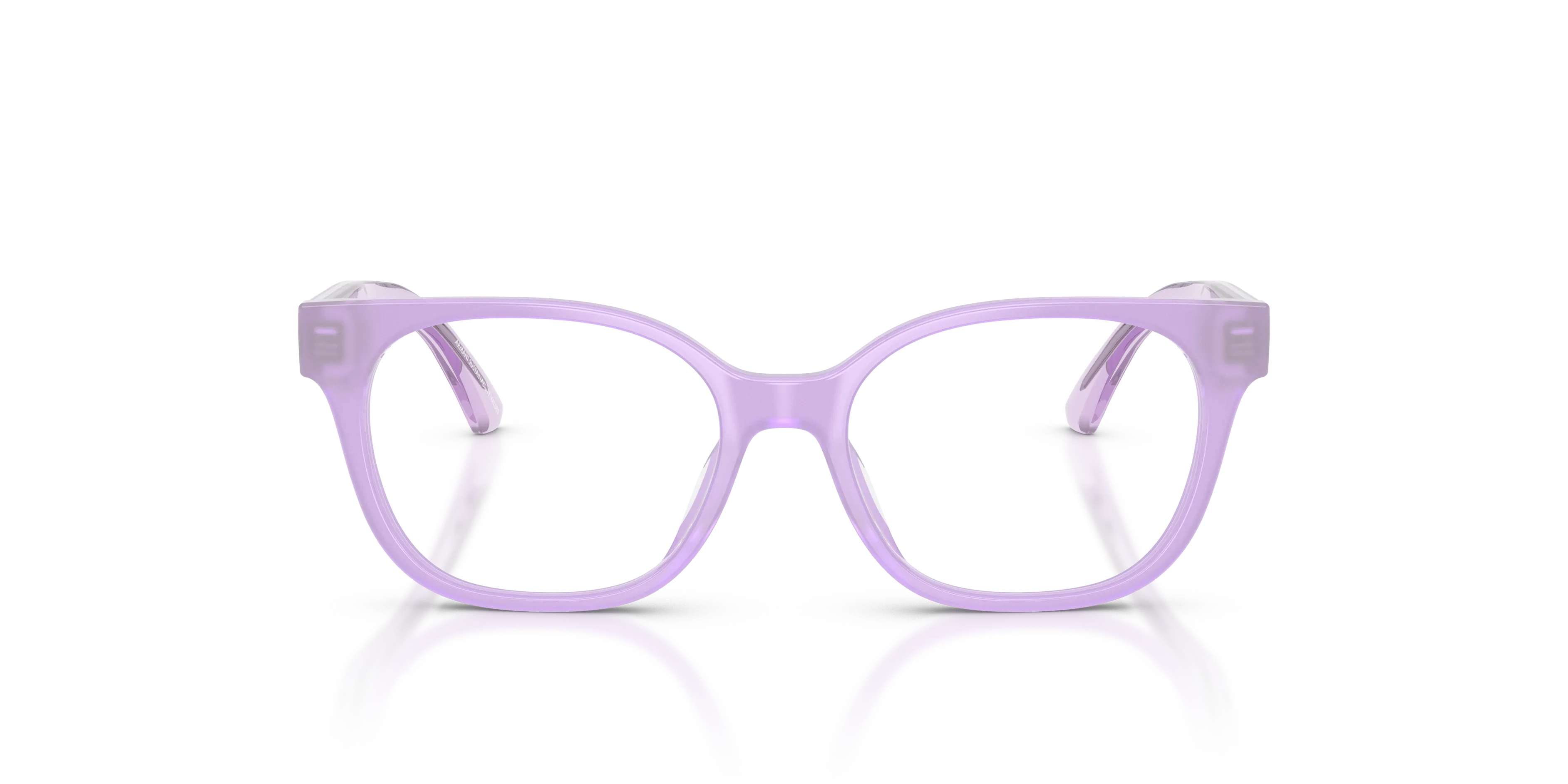 Emporio Armani EK3014U 6388 Montature da vista bambino Acetato Viola Trasparente Cat Eye Normale - immagine 3