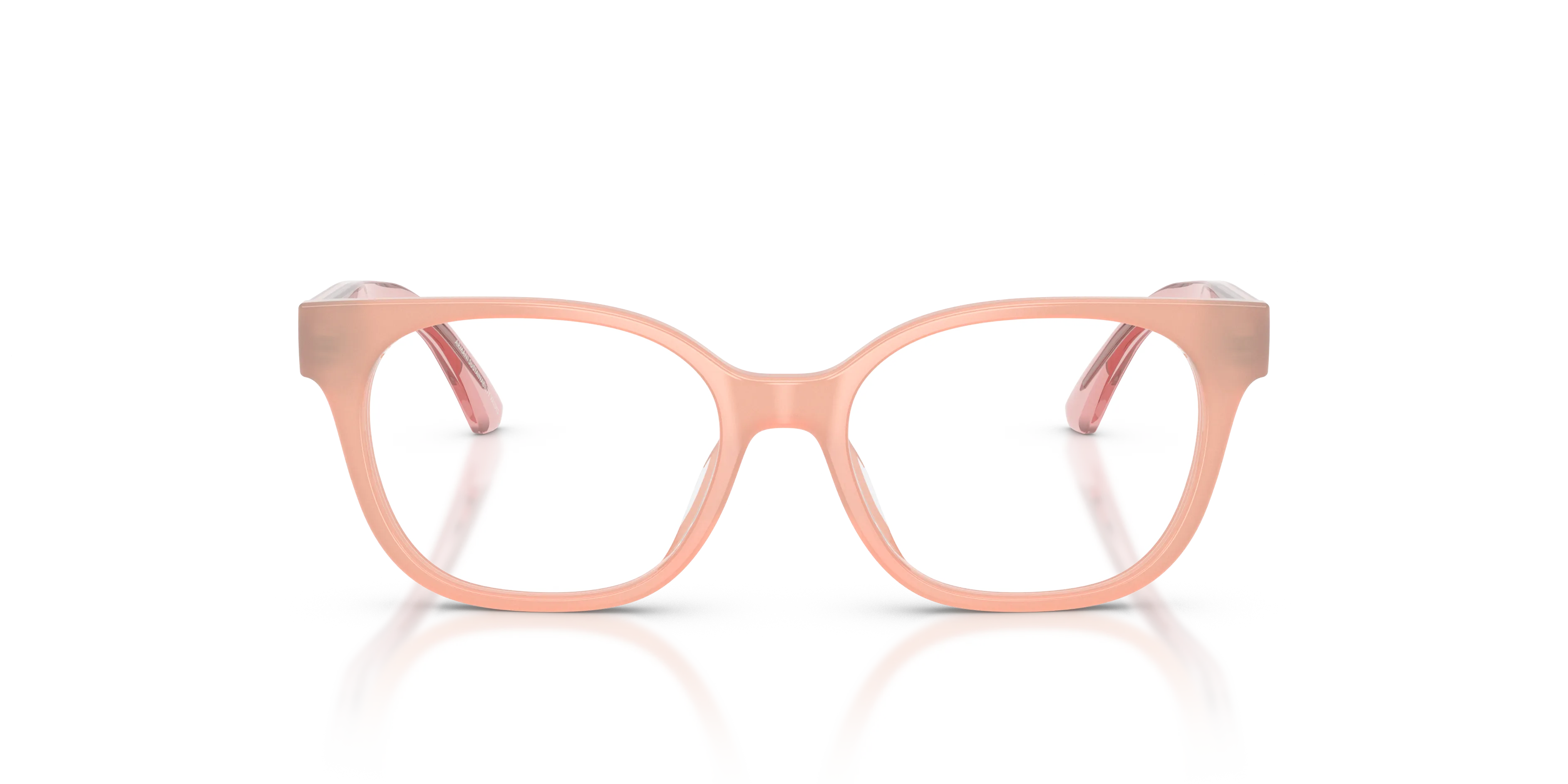 Emporio Armani EK3014U 6387 Montature da vista bambino Acetato Rosa Trasparente Cat Eye Normale - immagine 3