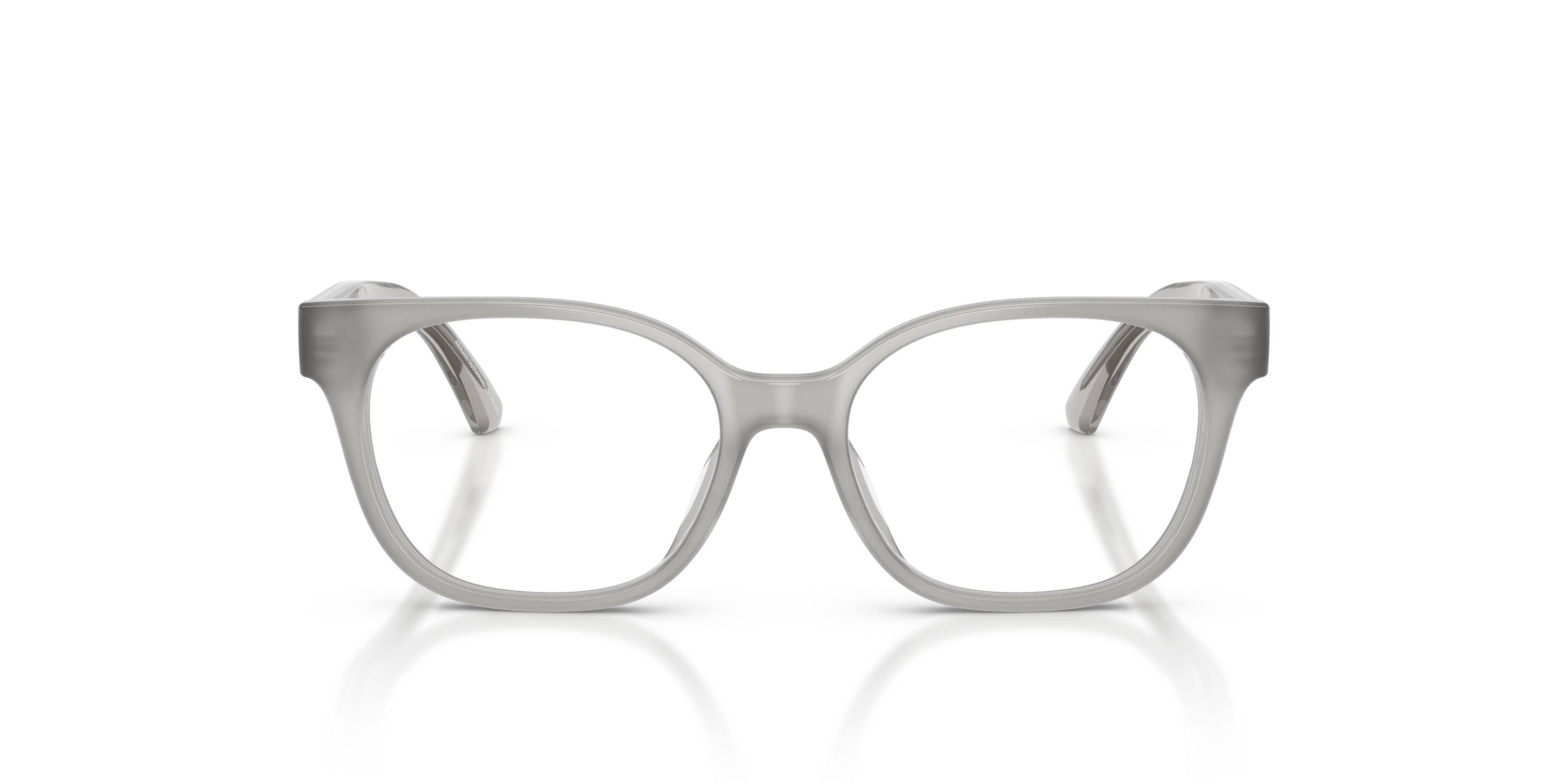 Emporio Armani EK3014U 6386 Montature da vista bambino Acetato Grigio Trasparente Cat Eye Normale - immagine 3