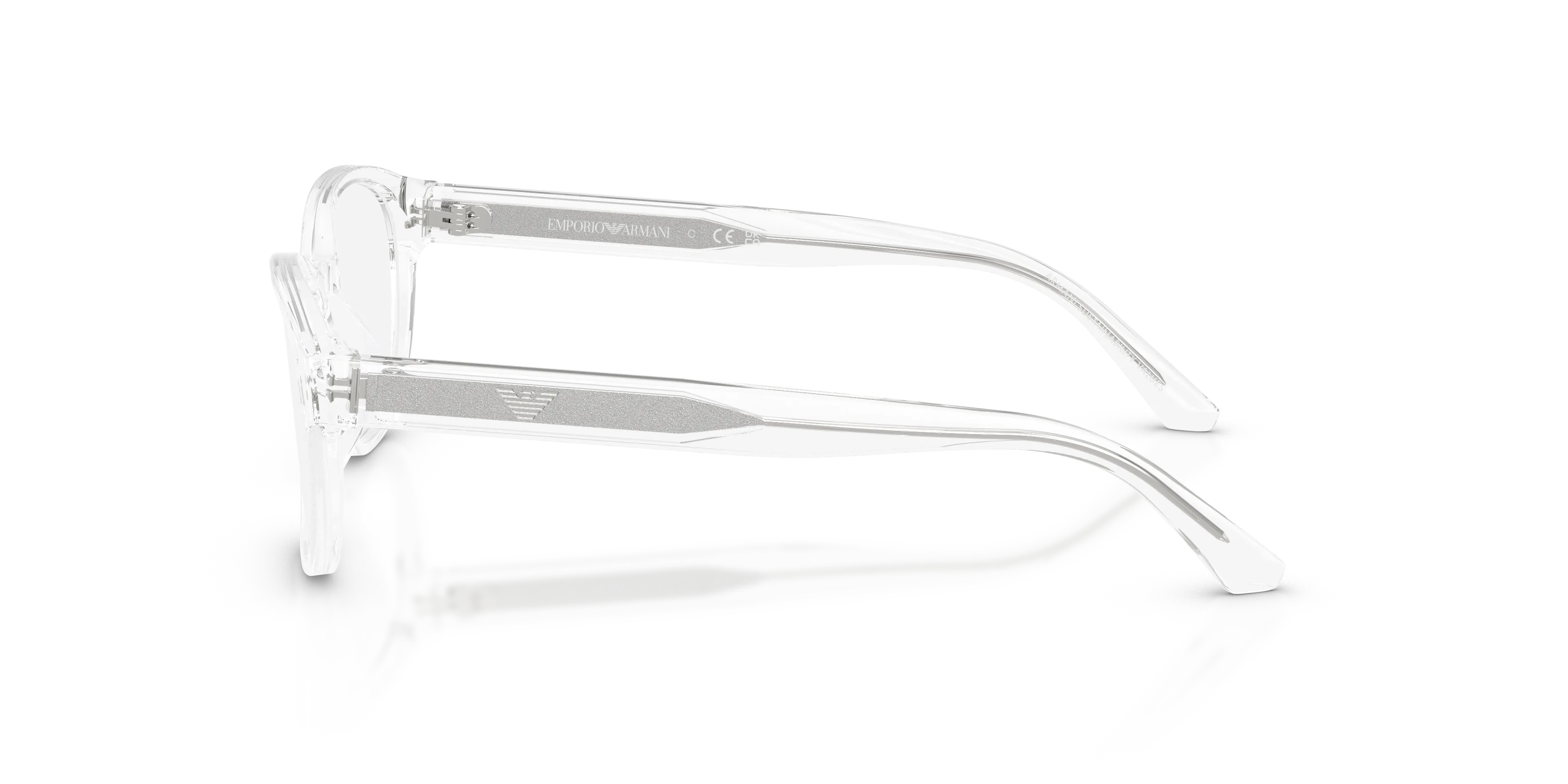 Emporio Armani EK3012U 6344 Montature da vista bambino Acetato Trasparente Trasparente Pantos Normale - immagine 4