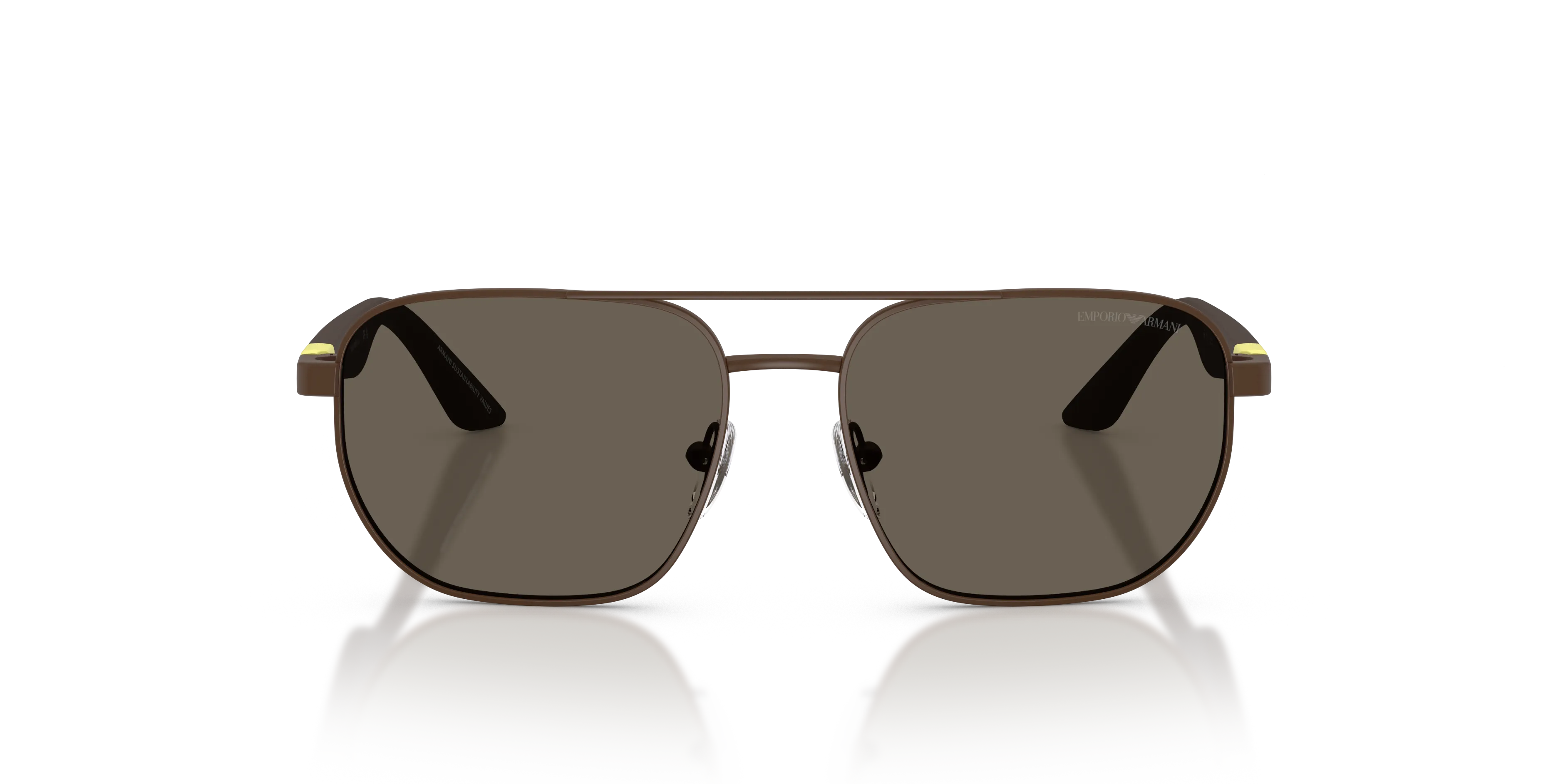 Emporio Armani EK2003 3434/3 Occhiali da sole bambino Metallo Marrone Marrone Squadrata Normale - immagine 3