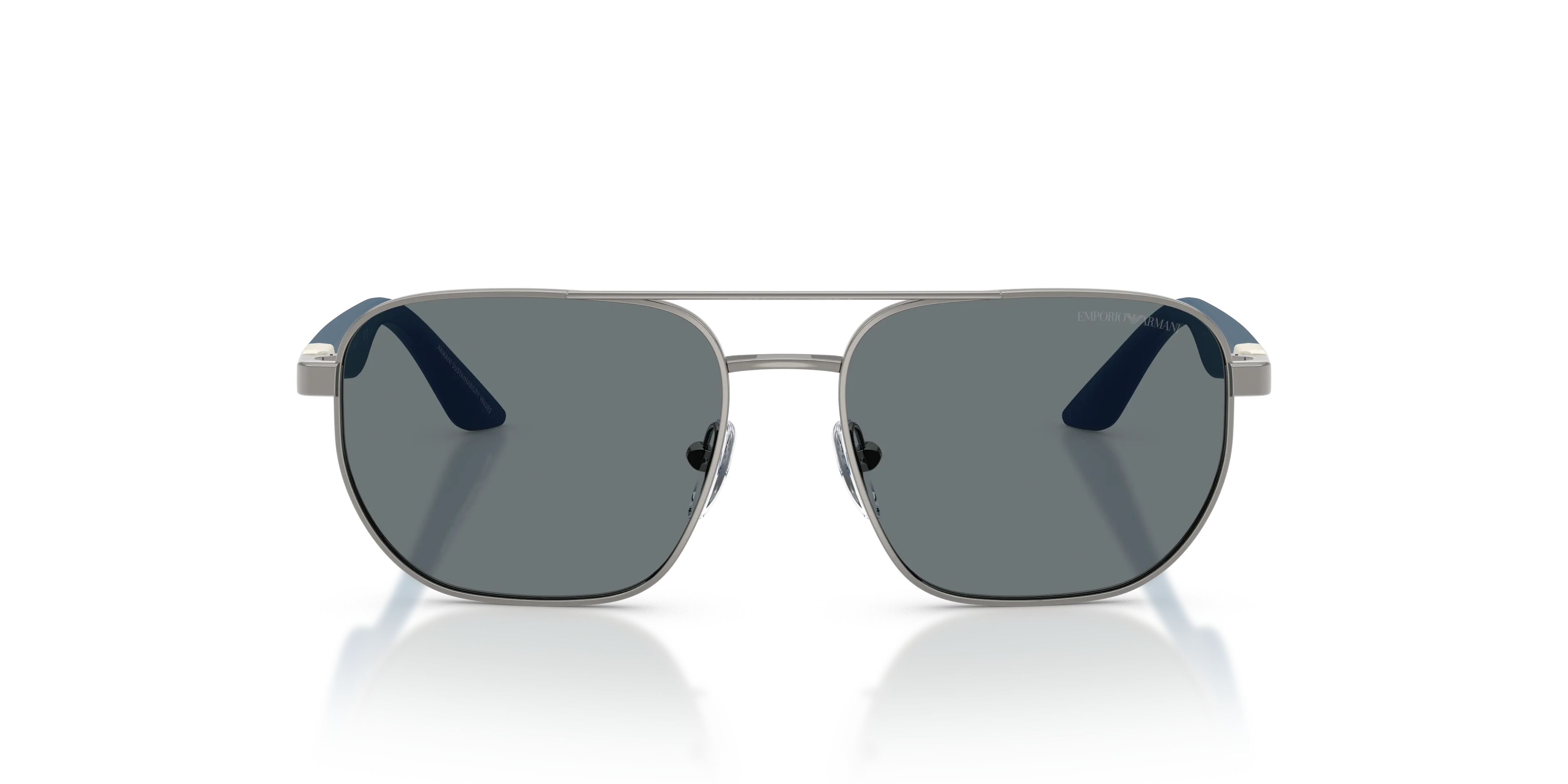 Emporio Armani EK2003 301080 Occhiali da sole bambino Metallo Grigio Blu Squadrata Normale - immagine 3