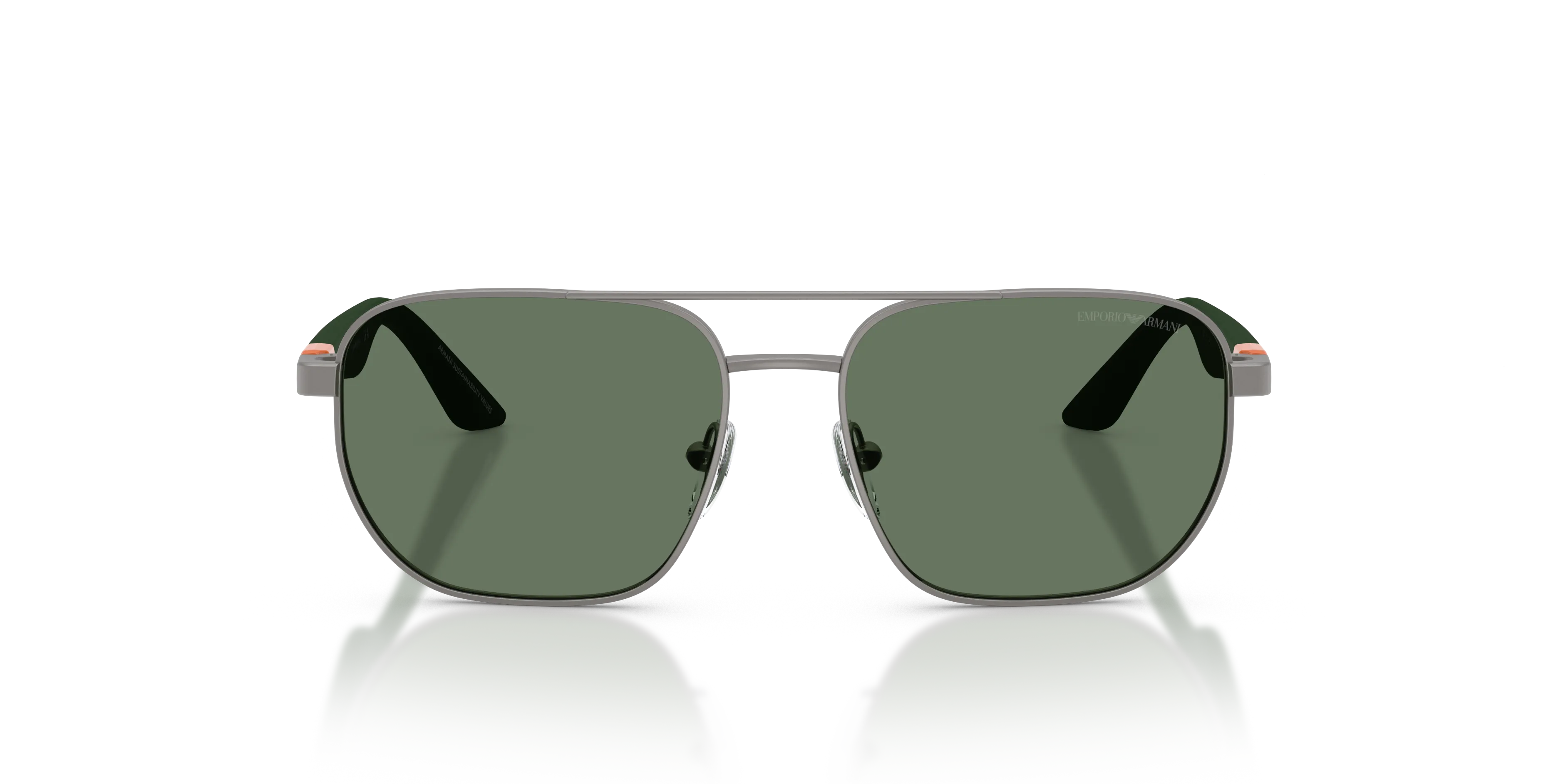 Emporio Armani EK2003 300371 Occhiali da sole bambino Metallo Grigio Verde Squadrata Normale - immagine 3