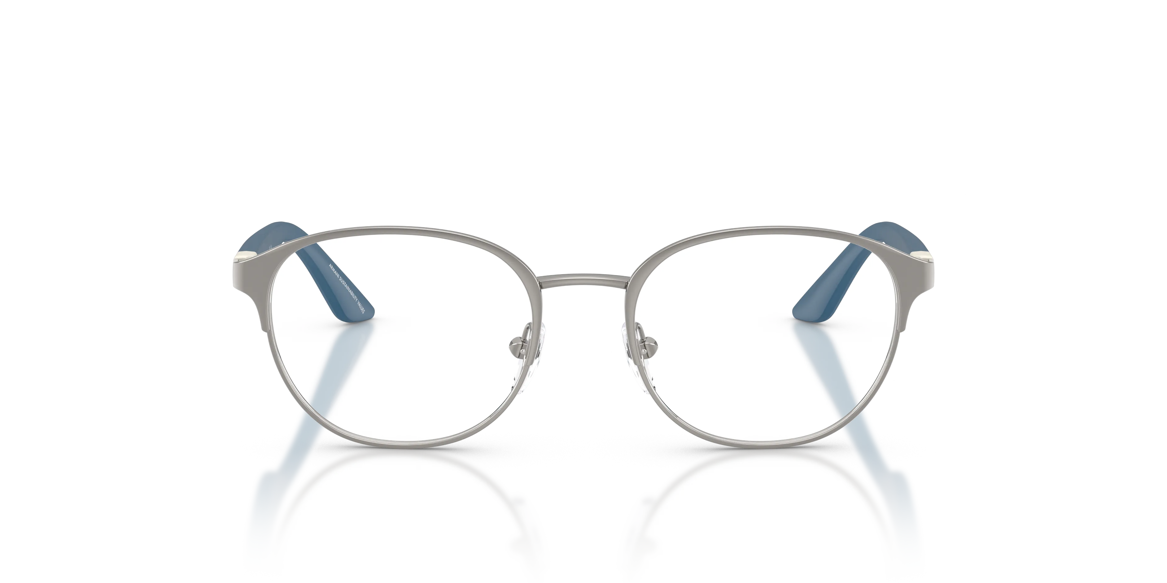 Emporio Armani EK1002 3010 Montature da vista bambino Metallo Grigio Trasparente Pantos Normale - immagine 3