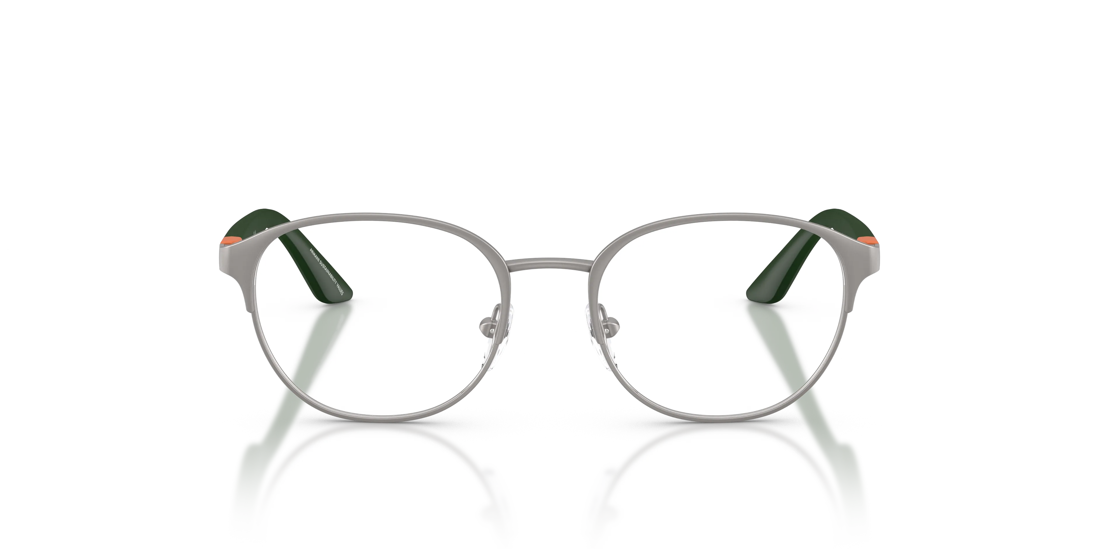 Emporio Armani EK1002 3003 Montature da vista bambino Metallo Grigio Trasparente Pantos Normale - immagine 3