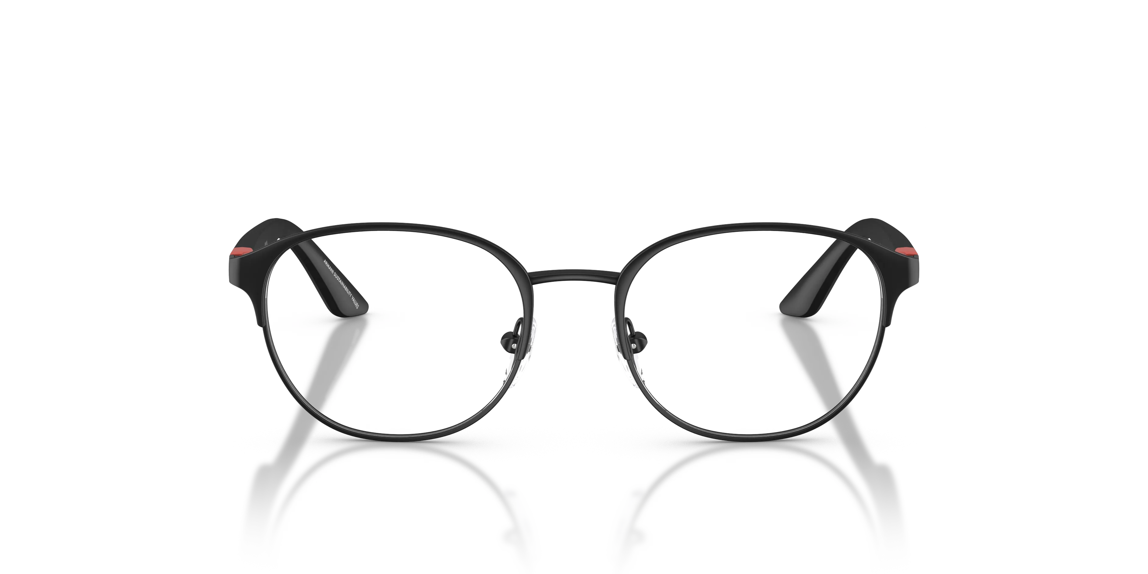 Emporio Armani EK1002 3001 Montature da vista bambino Metallo Nero Trasparente Pantos Normale - immagine 3