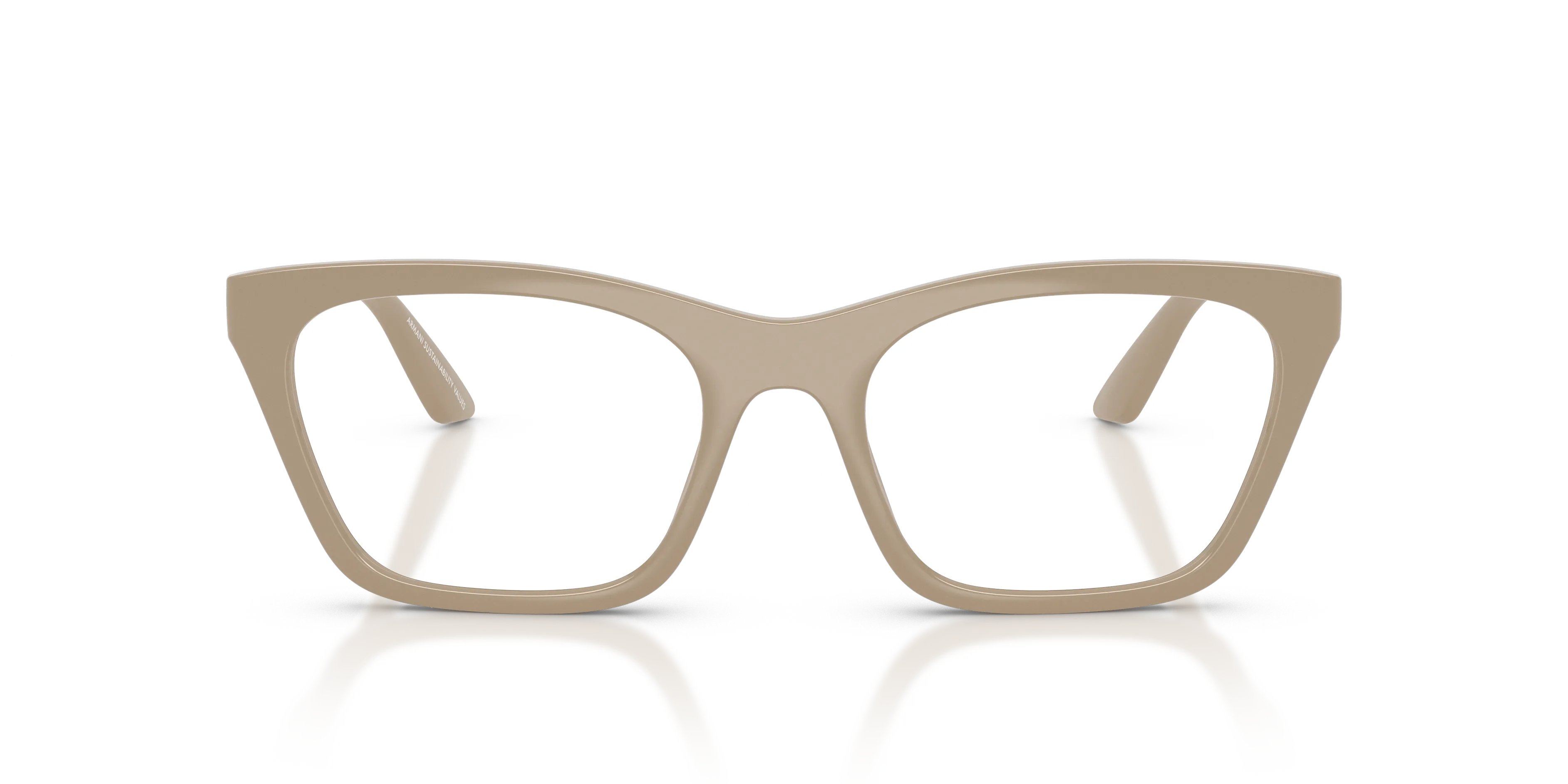 Emporio Armani EA4274BU 63791W Occhiali da sole Iniettato Marrone Trasparente Cat Eye Normale - immagine 3