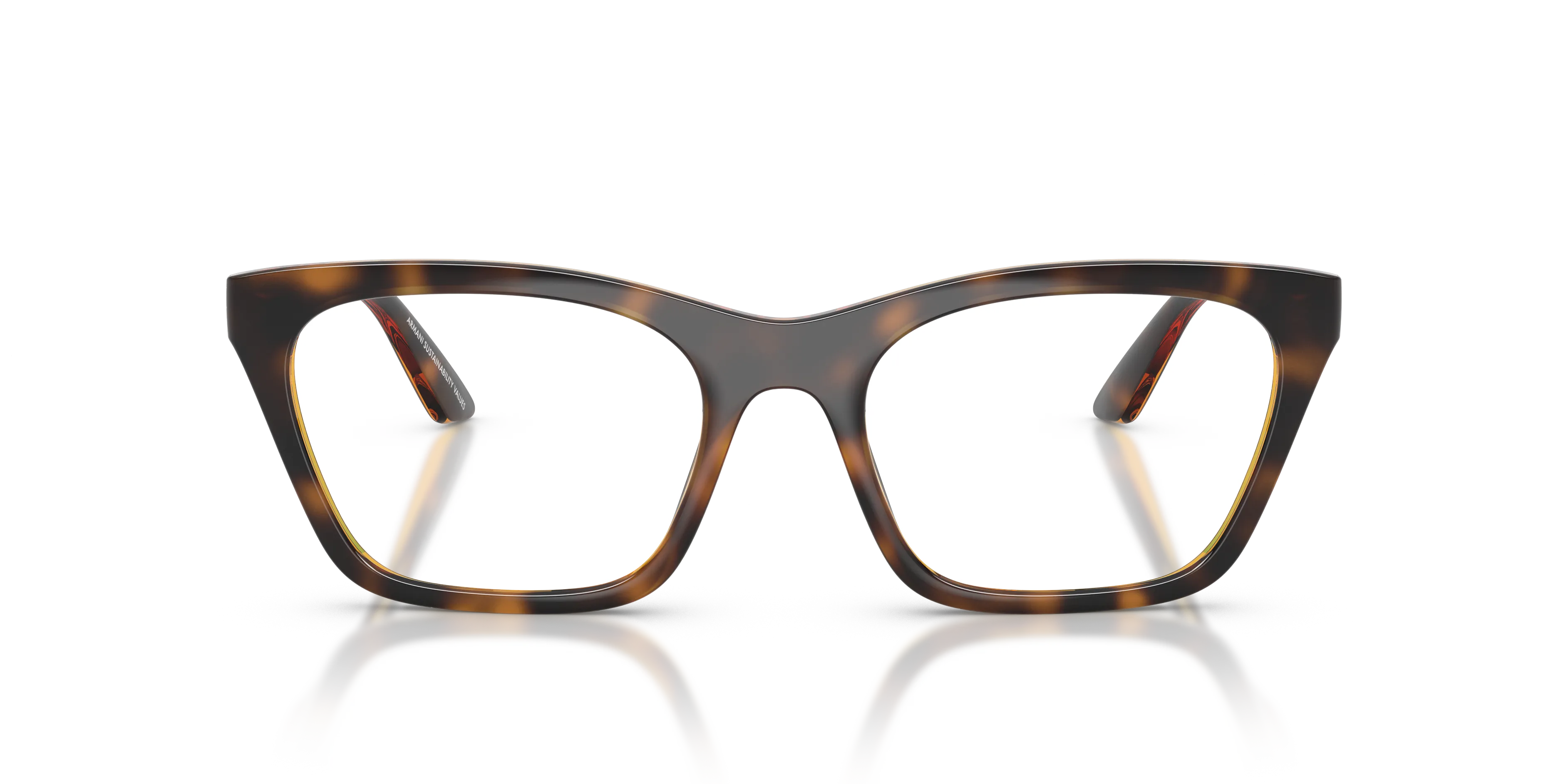 Emporio Armani EA4274BU 50261W Occhiali da sole Iniettato Tartaruga Trasparente Cat Eye Normale - immagine 3