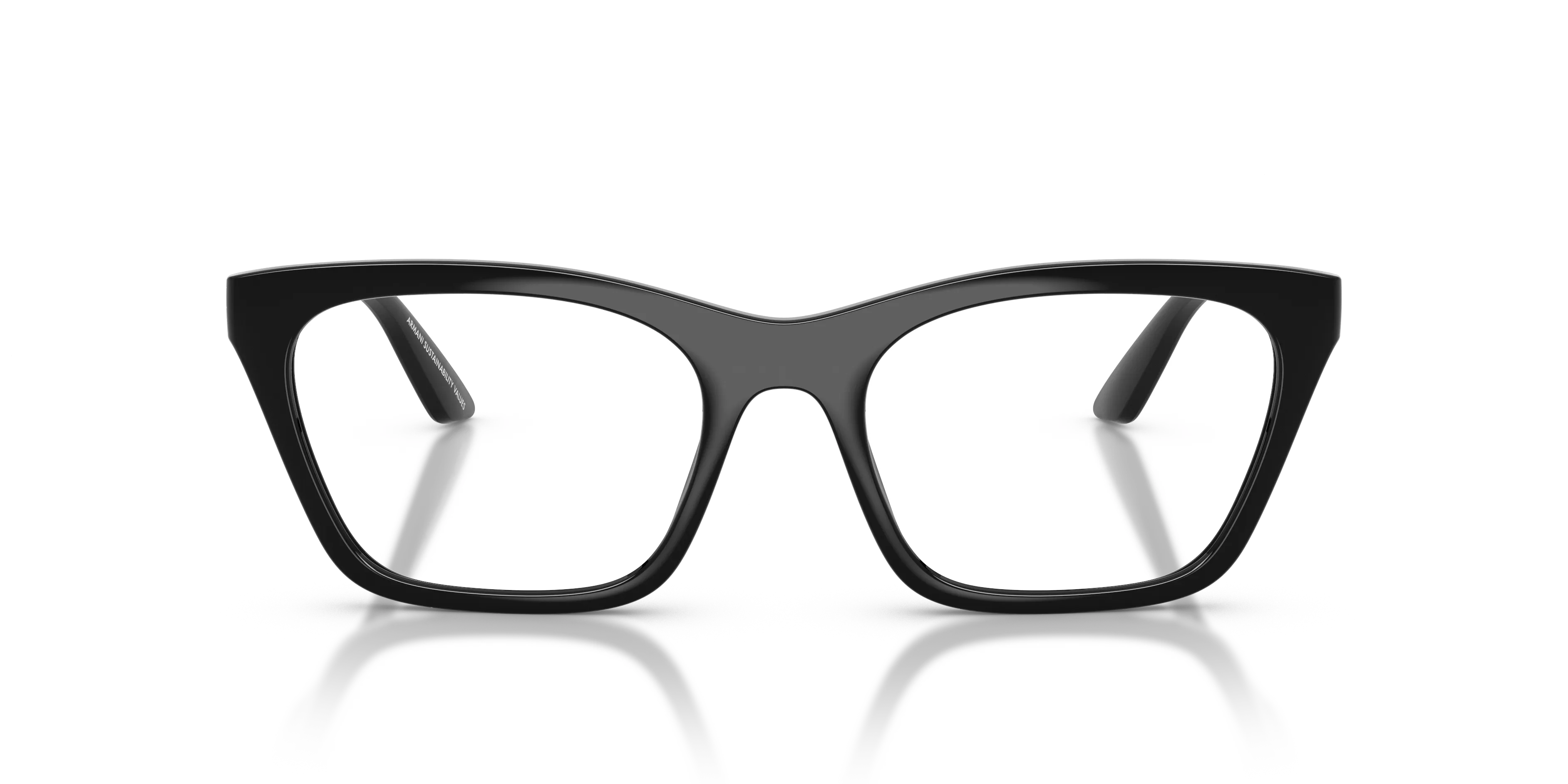 Emporio Armani EA4274BU 50171W Occhiali da sole Iniettato Nero Trasparente Cat Eye Normale - immagine 3