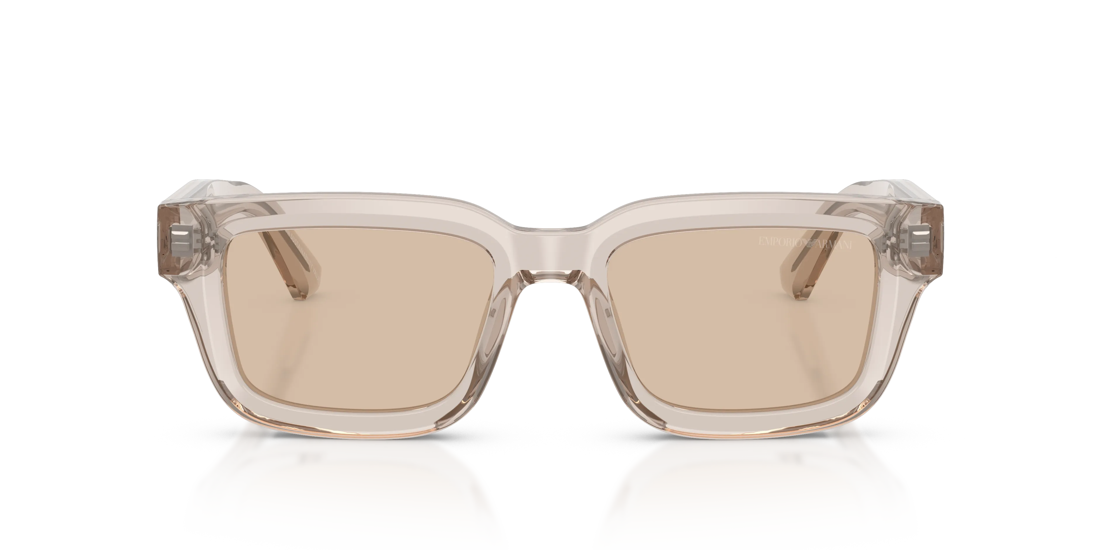 Emporio Armani EA4270 636393 Occhiali da sole Acetato Marrone Marrone Geometrica Normale - immagine 3