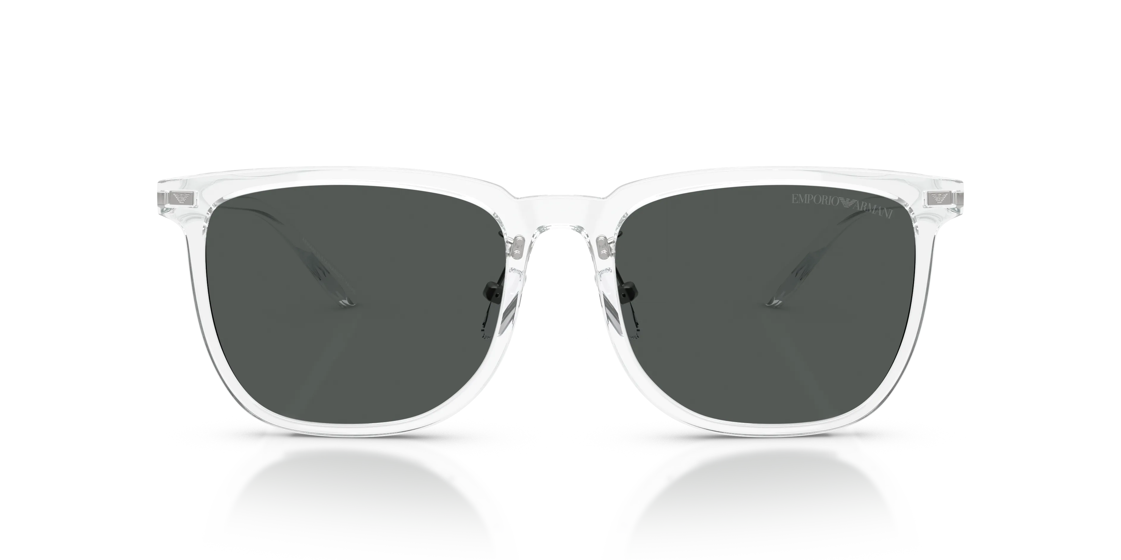 Emporio Armani EA4255D 634487 Occhiali da sole Iniettato Trasparente Grigio Geometrica Normale - immagine 3