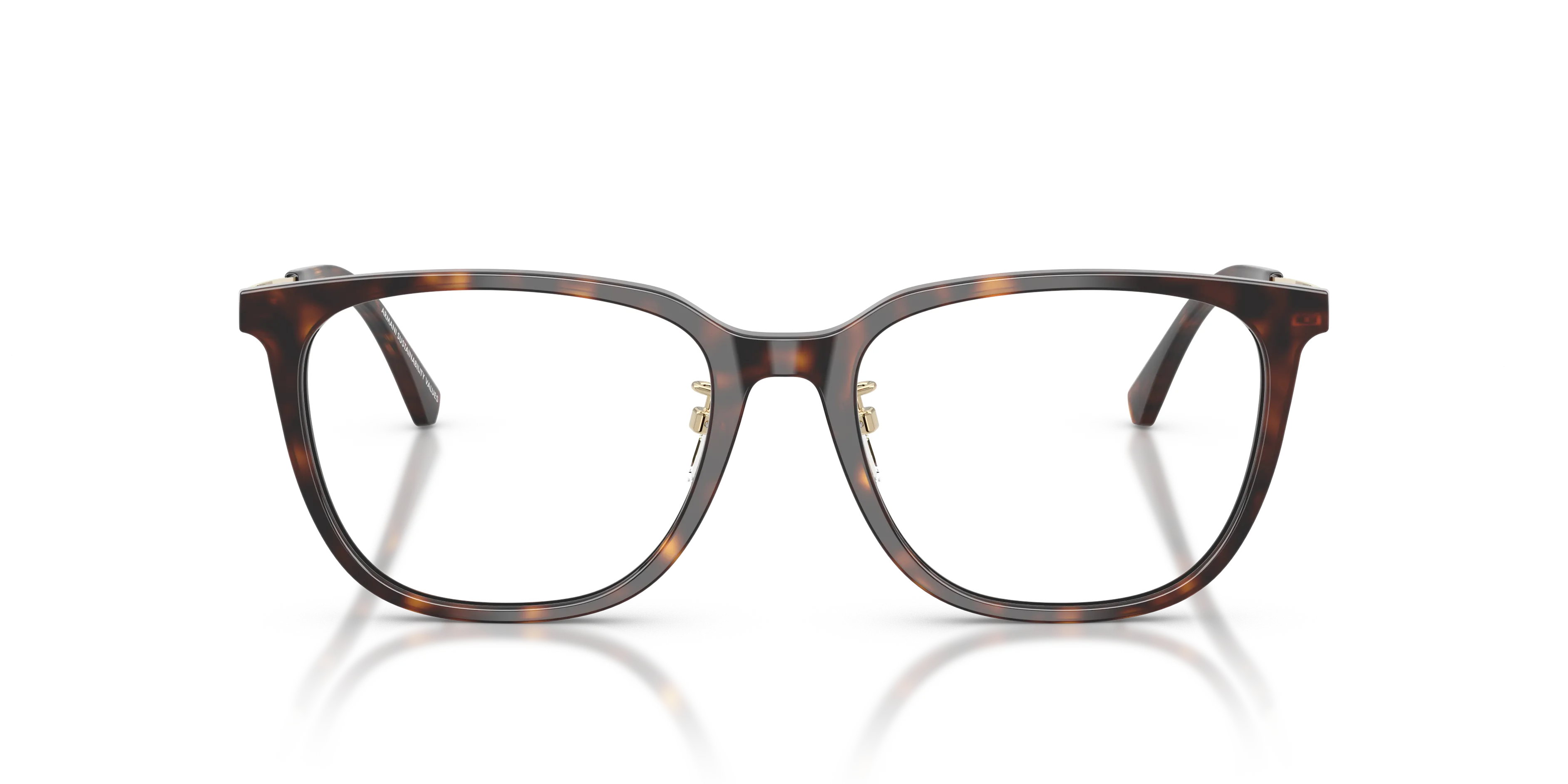 Emporio Armani EA3284D 5026 Montature da vista Acetato Tartaruga Trasparente Geometrica Normale - immagine 3