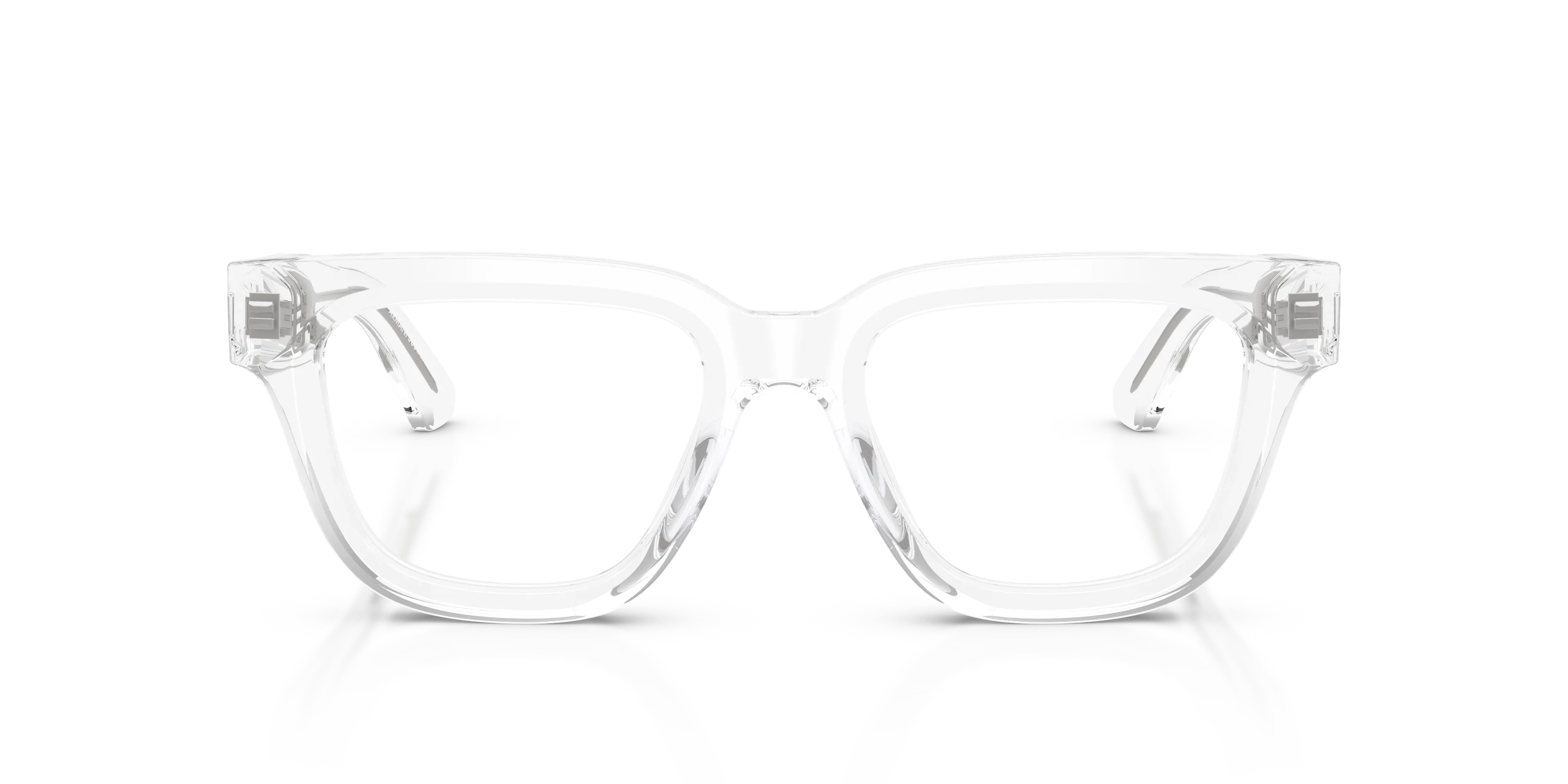 Emporio Armani EA3281 6344 Montature da vista Acetato Trasparente Trasparente Geometrica Normale - immagine 3