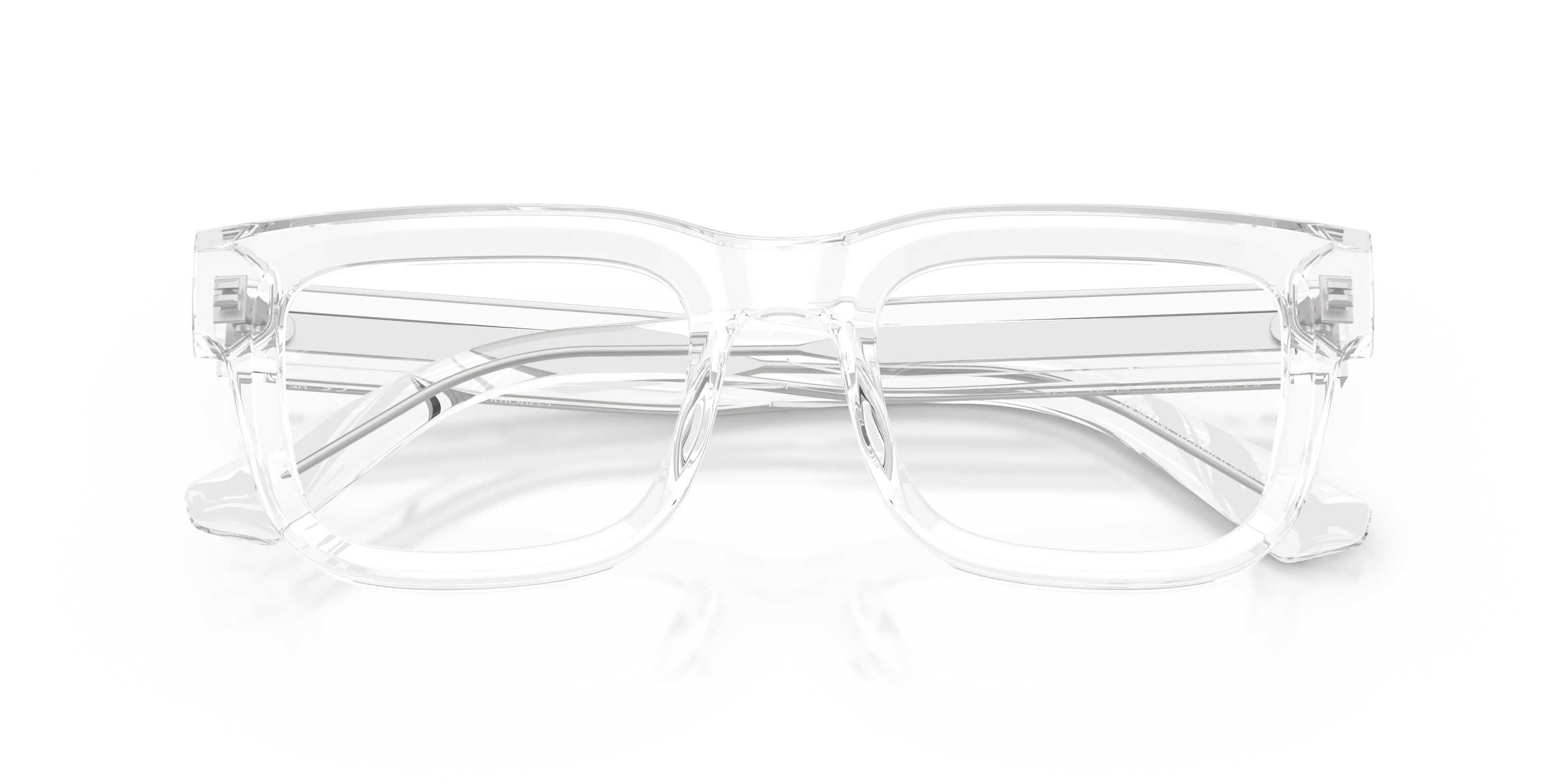 Emporio Armani EA3279 6344 Montature da vista Acetato Trasparente Trasparente Squadrata Normale - immagine 2