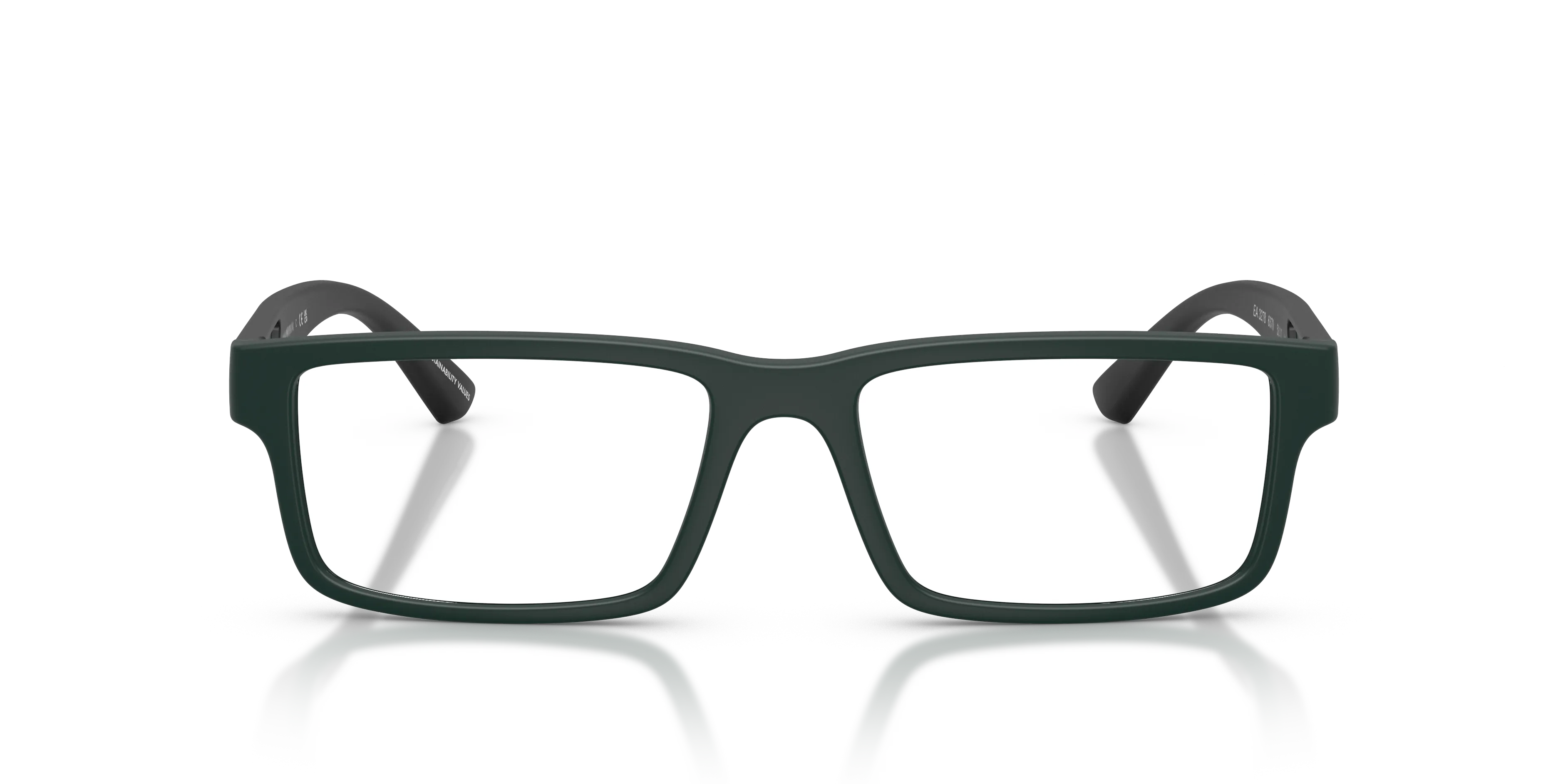 Emporio Armani EA3278 6370 Montature da vista Iniettato Blu Trasparente Squadrata Normale - immagine 3