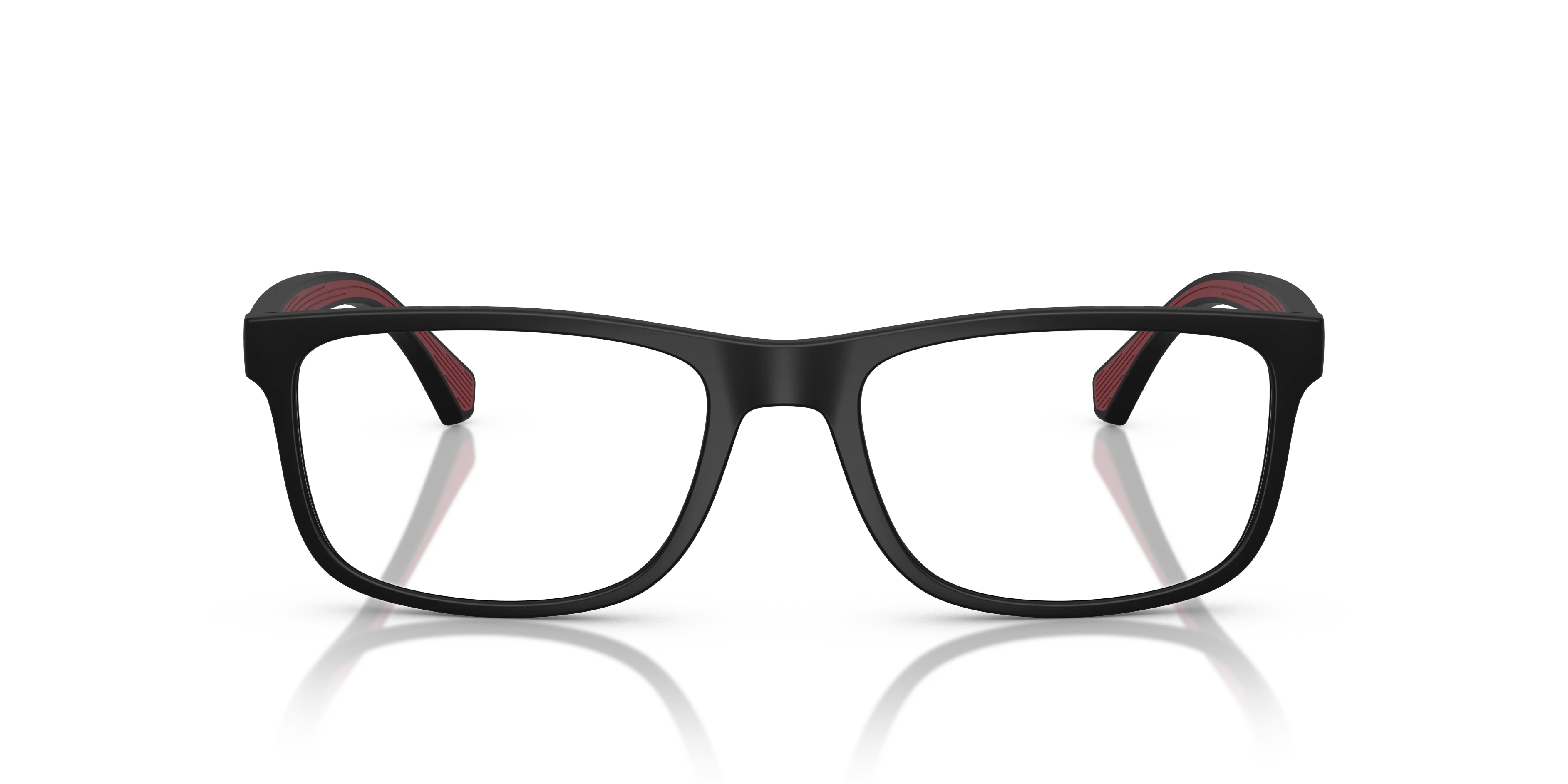 Emporio Armani EA3147 5009 Montature da vista Iniettato Nero Trasparente Squadrata Normale - immagine 3