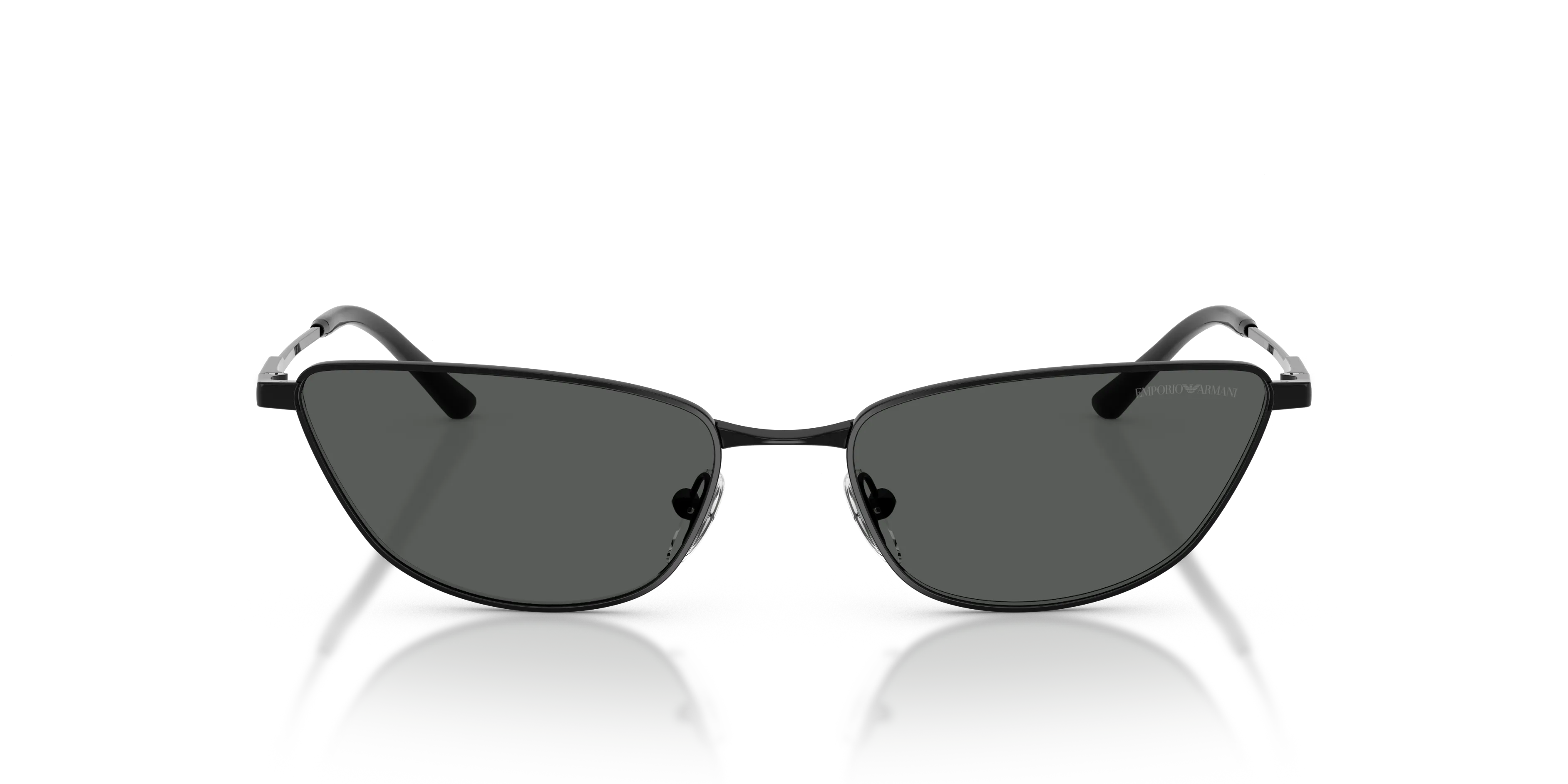 Emporio Armani EA2174B 301487 Occhiali da sole Metallo Nero Grigio Cat Eye Normale - immagine 3