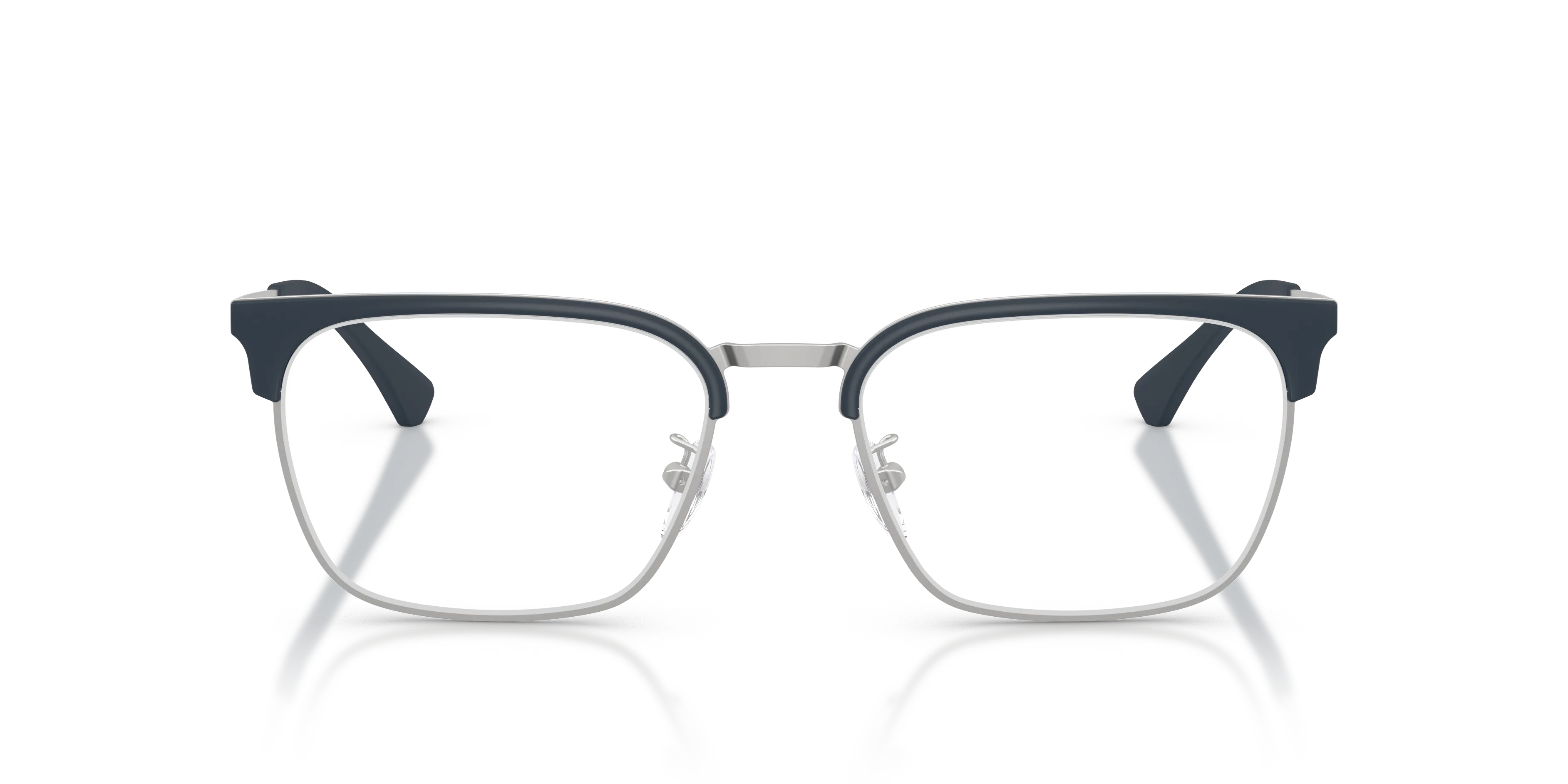 Emporio Armani EA1186D 3015 Montature da vista Metallo Argento Trasparente Squadrata Normale - immagine 3