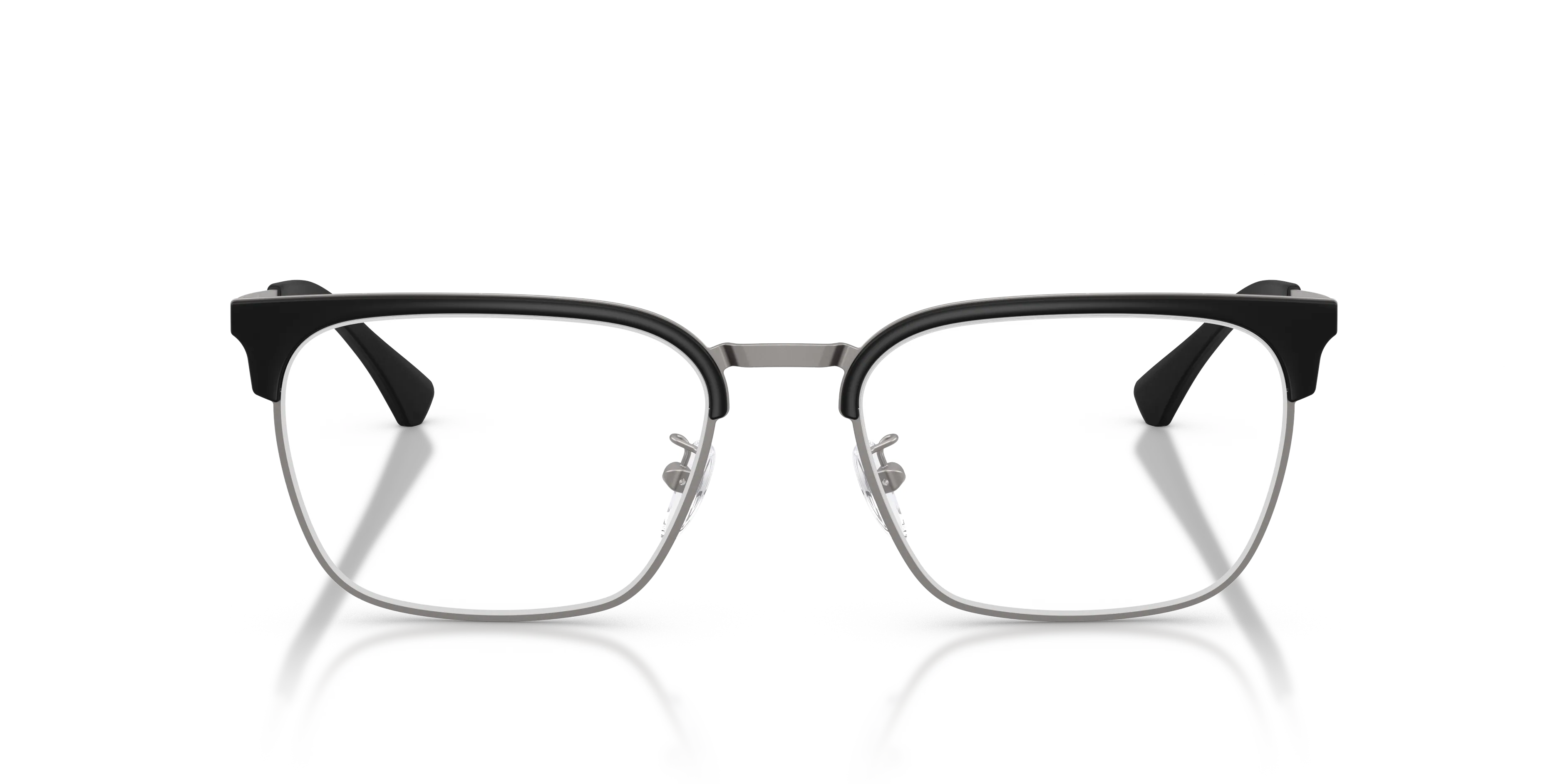 Emporio Armani EA1186D 3003 Montature da vista Metallo Grigio Trasparente Squadrata Normale - immagine 3