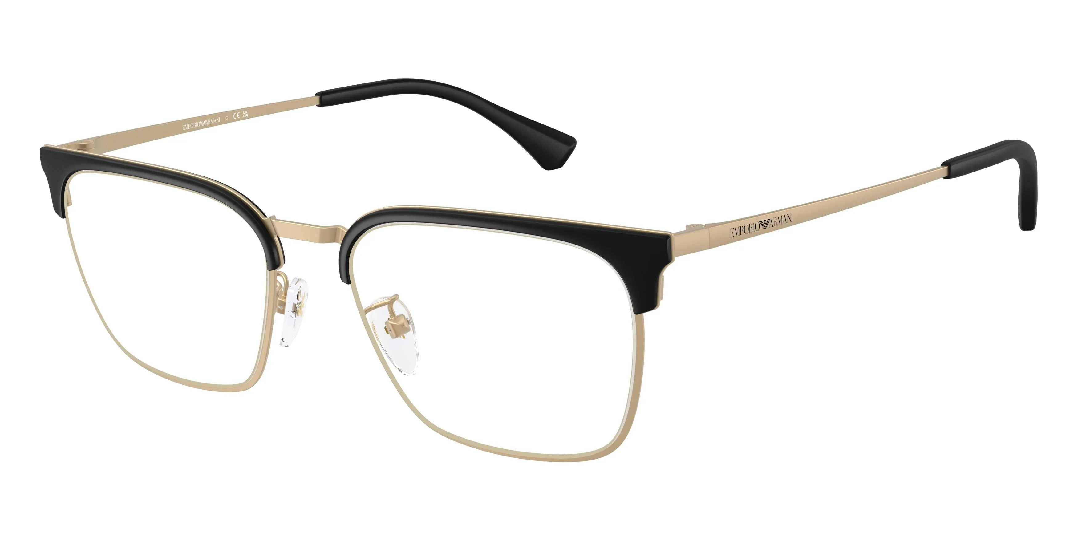 Emporio Armani EA1186D 3002 Montature da vista Metallo Oro Trasparente Squadrata Normale - immagine 1
