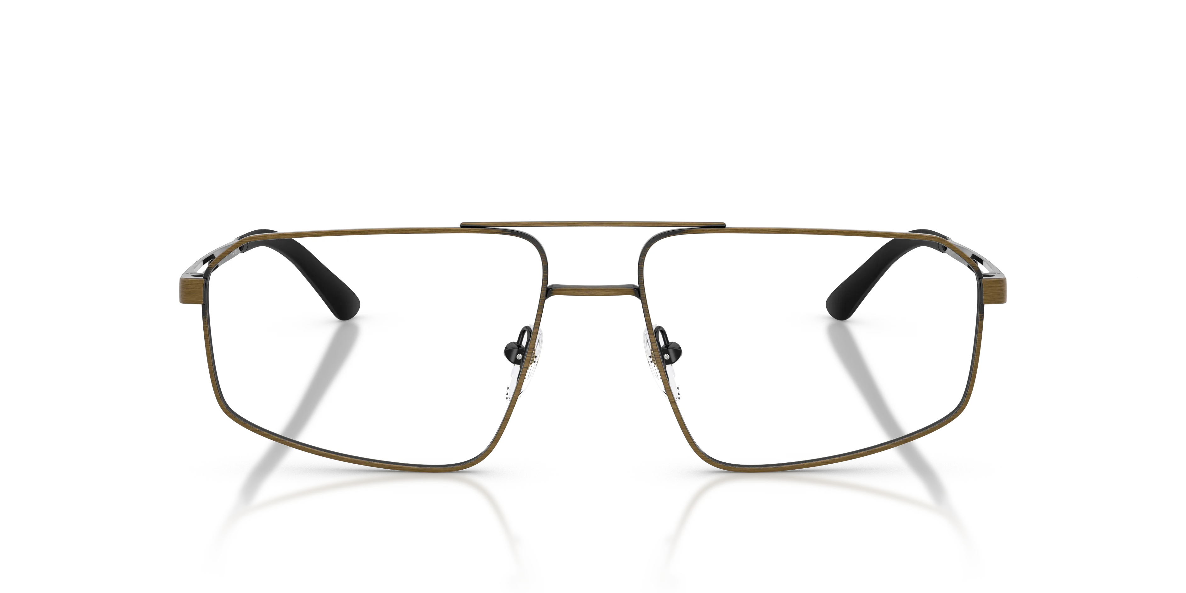 Emporio Armani EA1184 3270 Montature da vista Metallo Oro Trasparente Pilot Normale - immagine 3