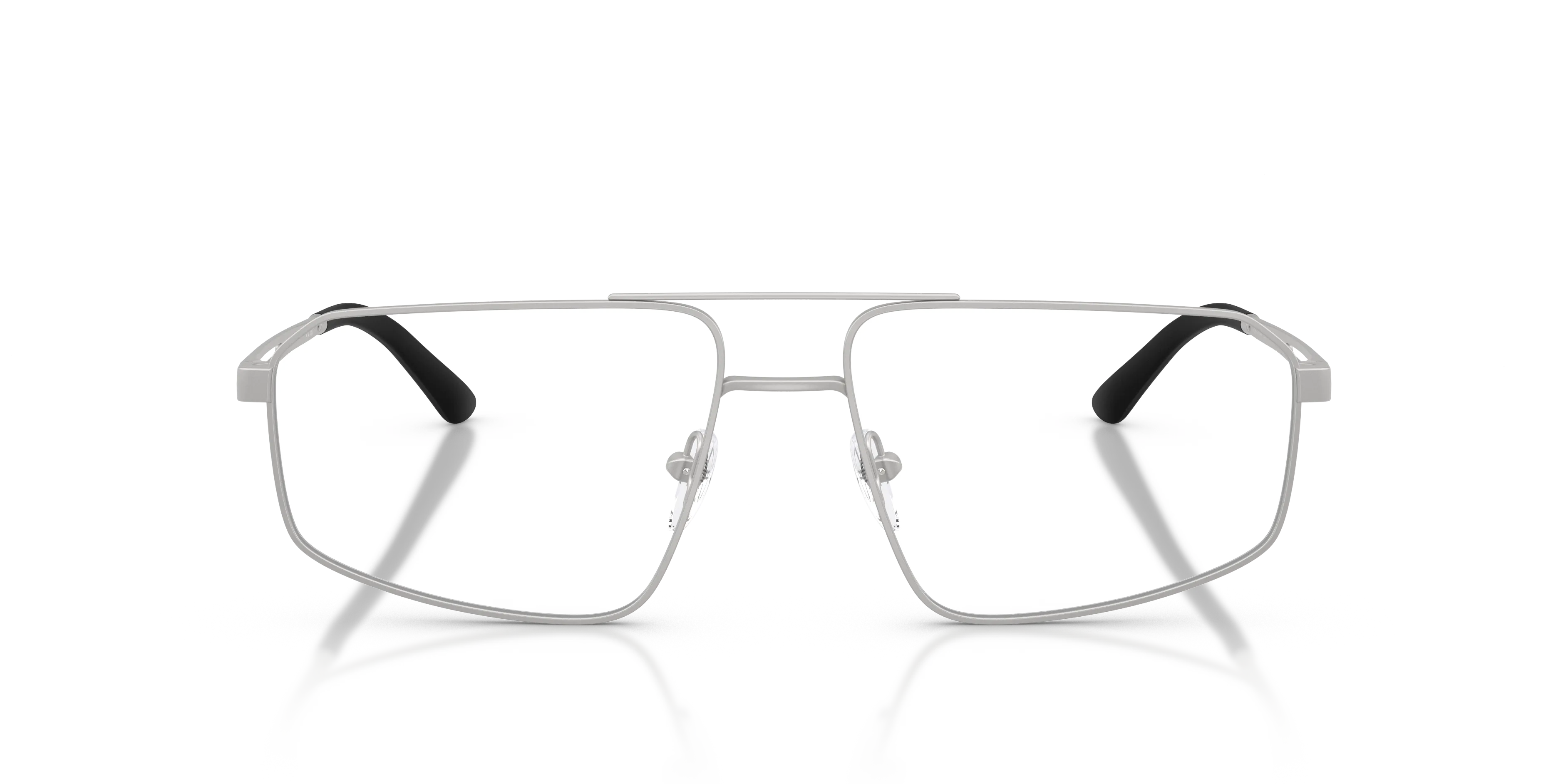 Emporio Armani EA1184 3045 Montature da vista Metallo Argento Trasparente Pilot Normale - immagine 3