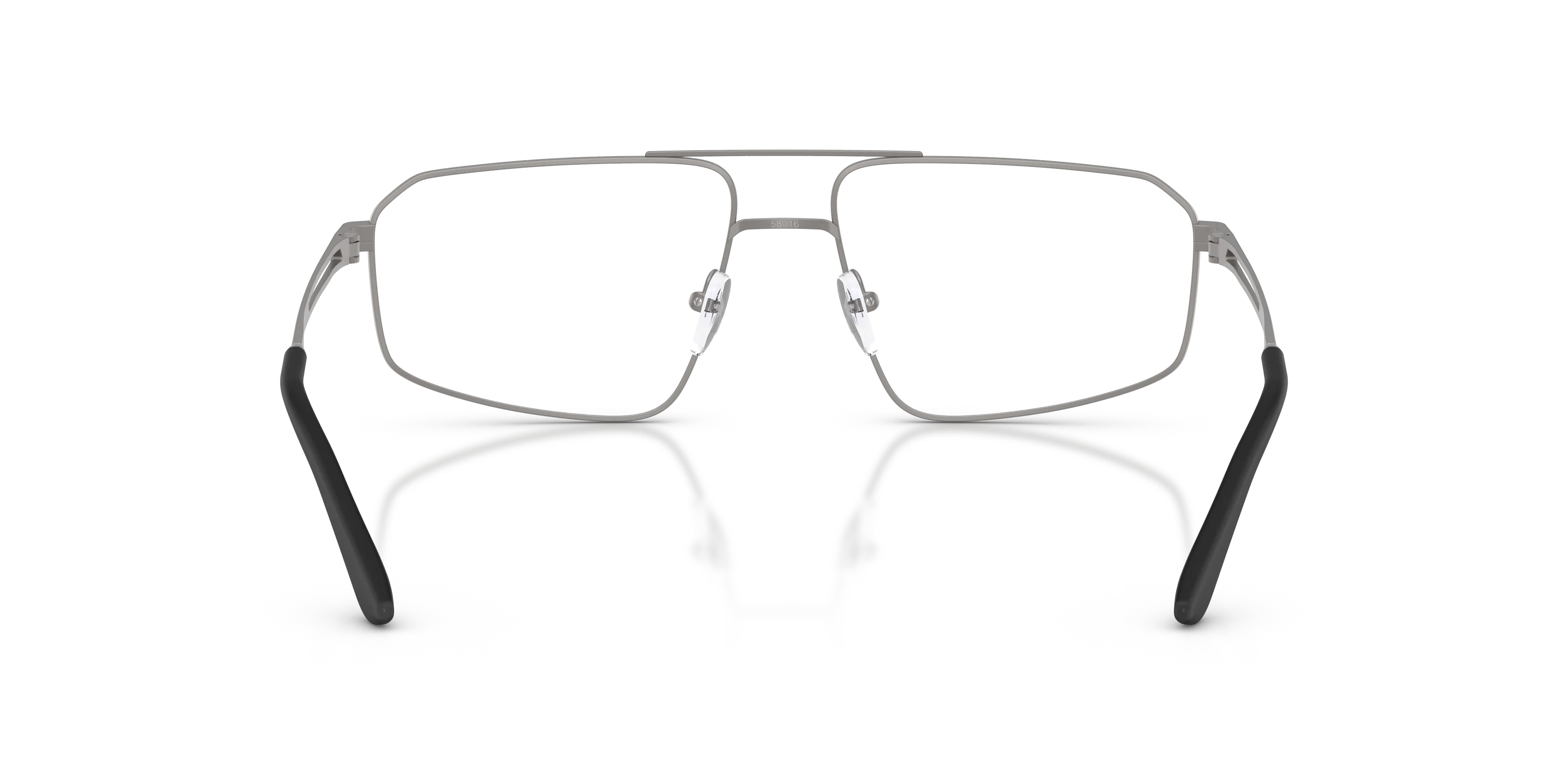 Emporio Armani EA1184 3032 Montature da vista Metallo Grigio Trasparente Pilot Normale - immagine 4
