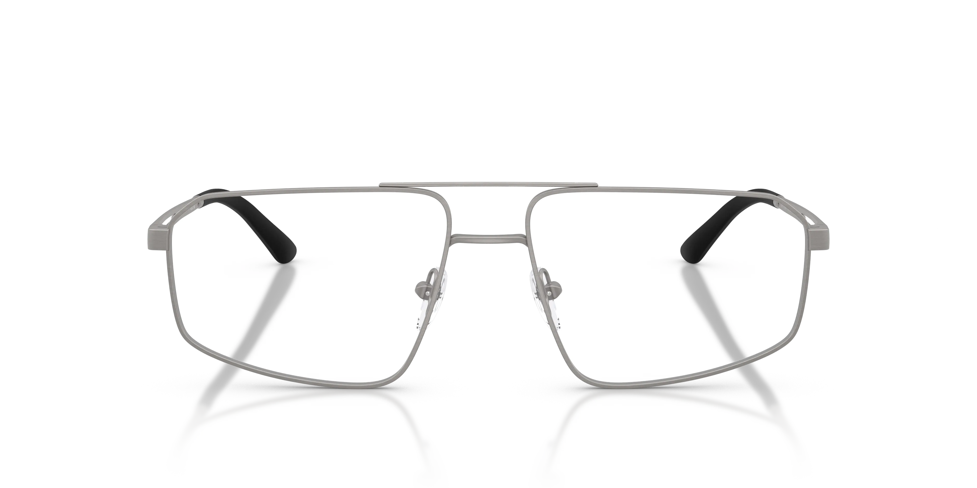 Emporio Armani EA1184 3032 Montature da vista Metallo Grigio Trasparente Pilot Normale - immagine 2
