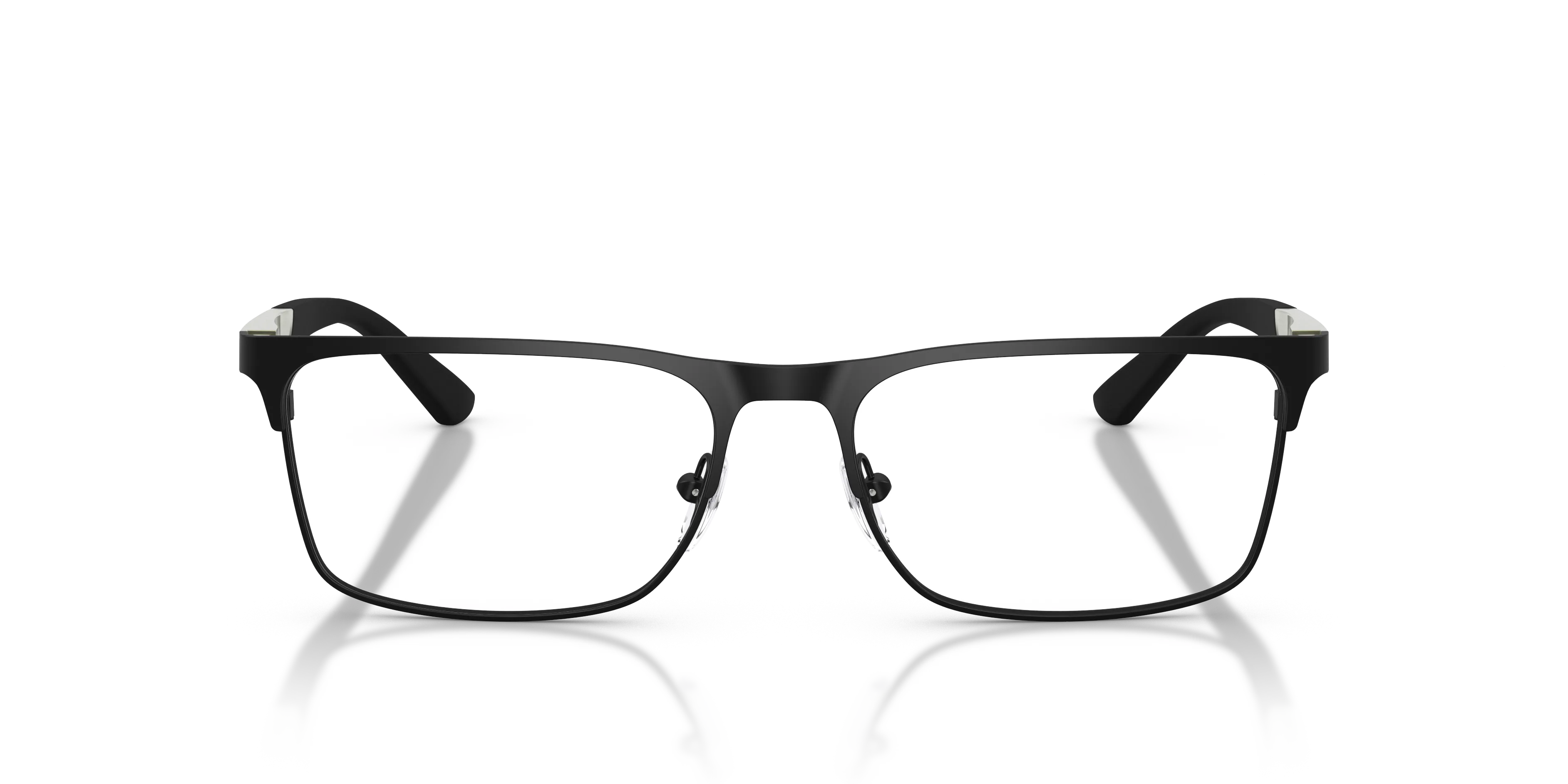 Emporio Armani EA1183 3433 Montature da vista Metallo Nero Trasparente Squadrata Normale - immagine 3