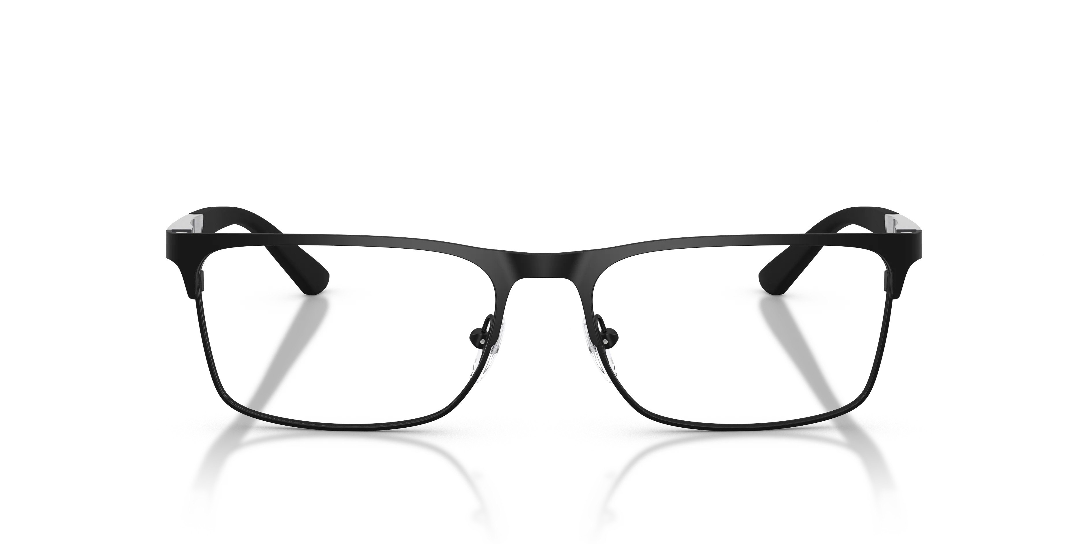 Emporio Armani EA1183 3432 Montature da vista Metallo Nero Trasparente Squadrata Normale - immagine 3