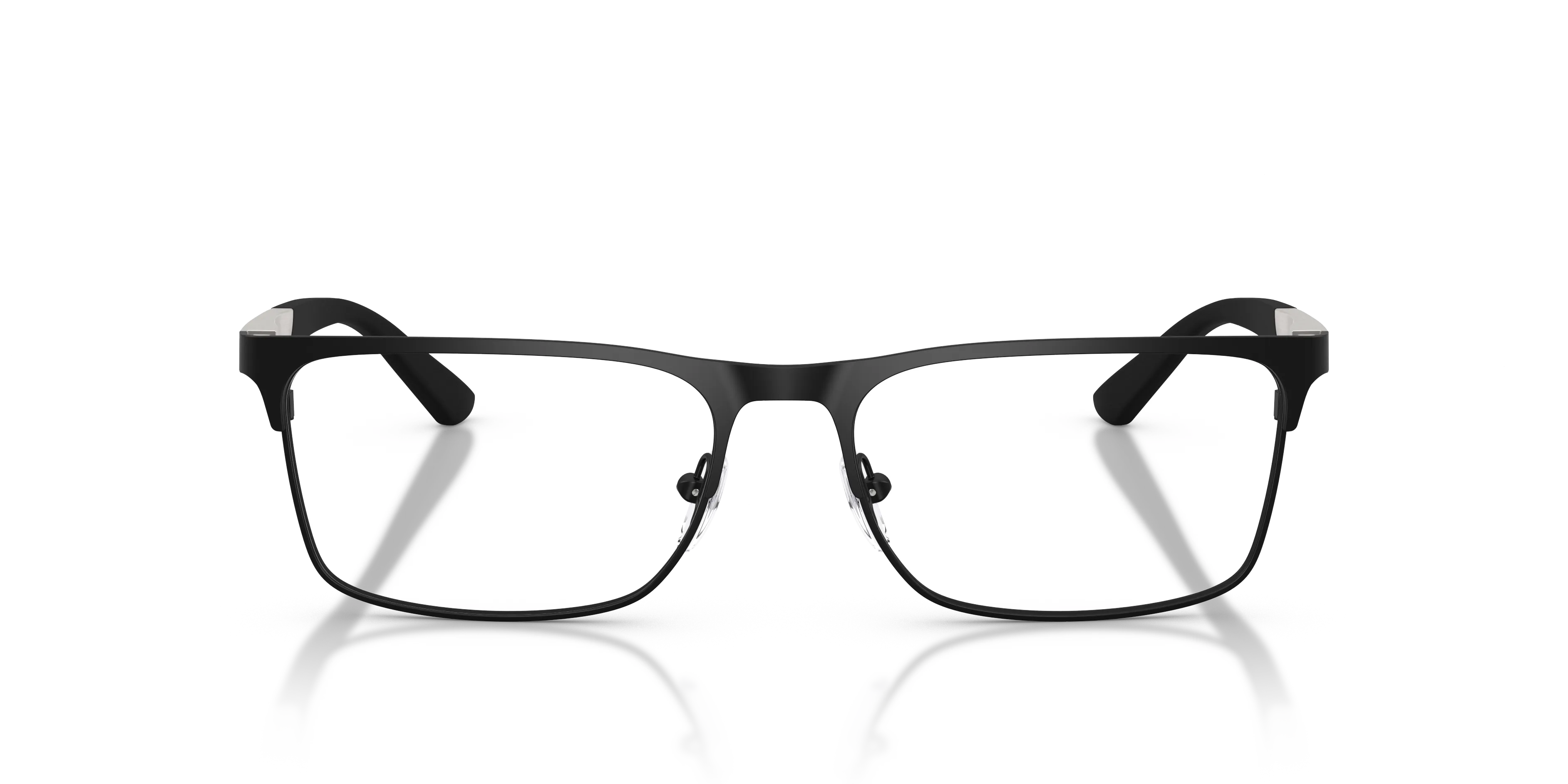 Emporio Armani EA1183 3431 Montature da vista Metallo Nero Trasparente Squadrata Normale - immagine 3