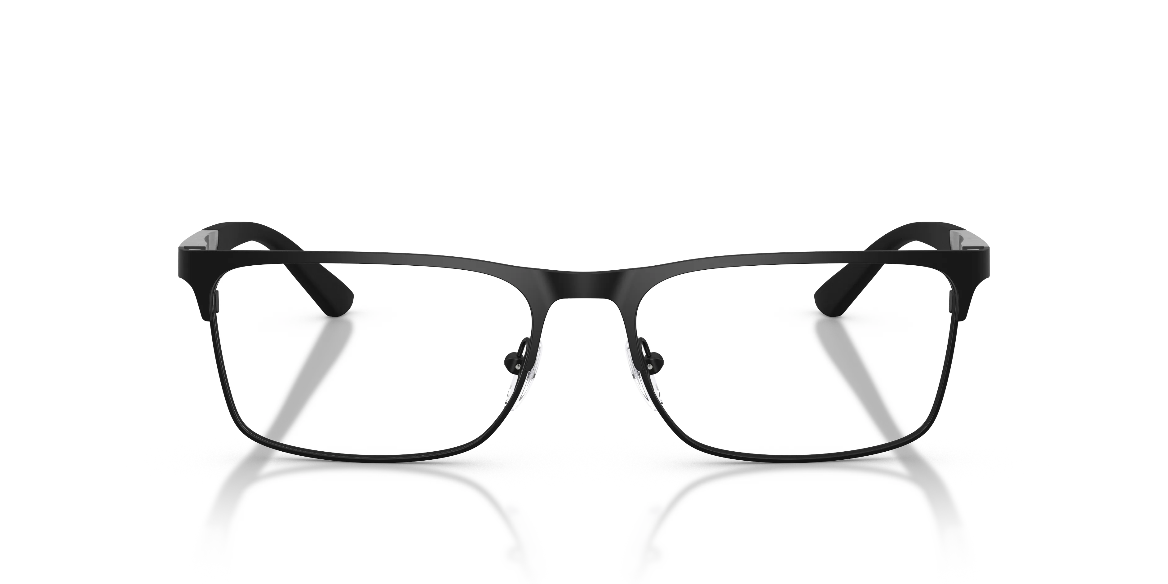 Emporio Armani EA1183 3001 Montature da vista Metallo Nero Trasparente Squadrata Normale - immagine 3