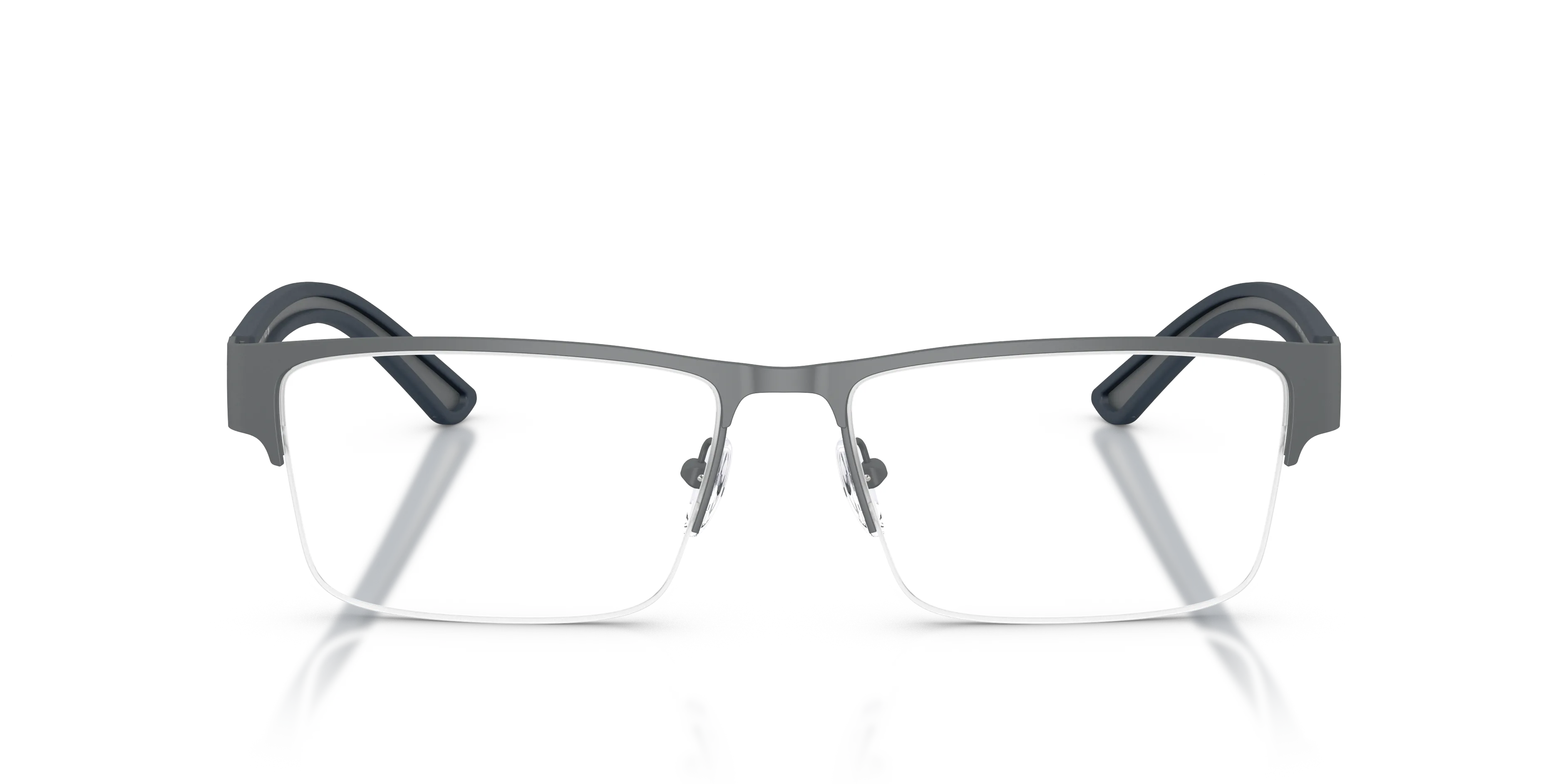 Emporio Armani EA1182 3010 Montature da vista Metallo Grigio Trasparente Squadrata Normale - immagine 3