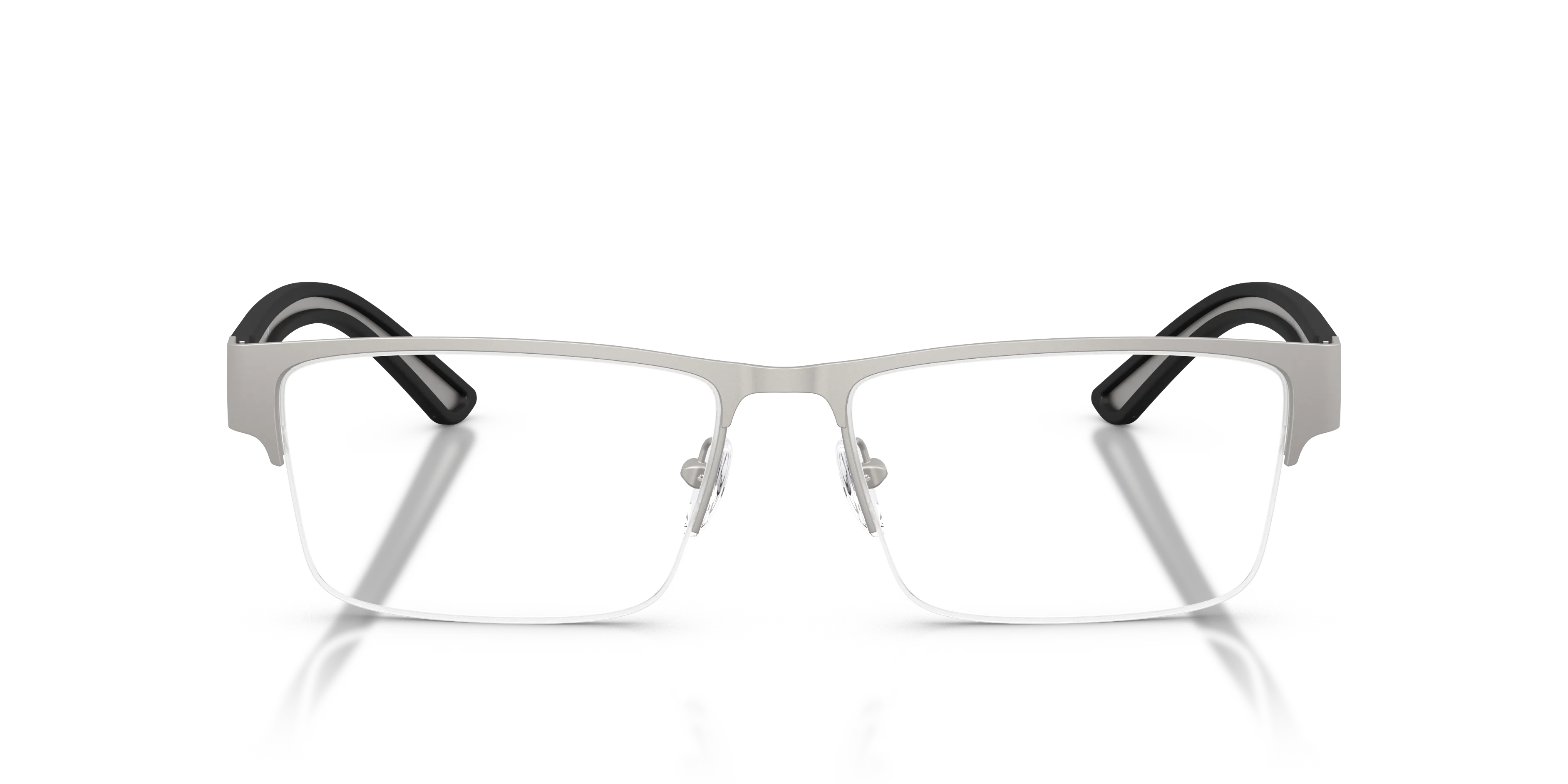 Emporio Armani EA1182 3003 Montature da vista Metallo Grigio Trasparente Squadrata Normale - immagine 3