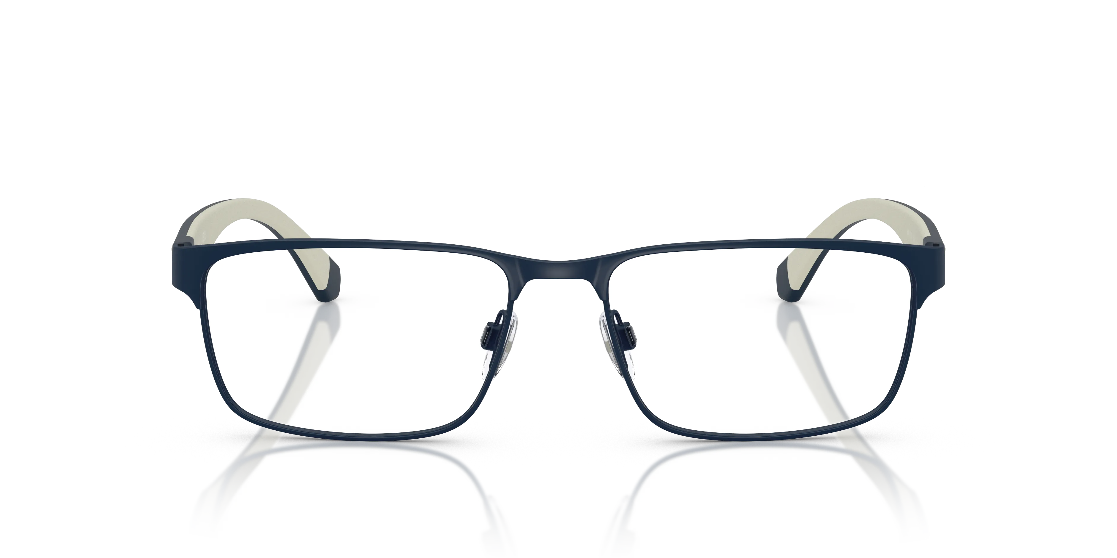 Emporio Armani EA1105 3018 Montature da vista Metallo Blu Trasparente Squadrata Normale - immagine 3