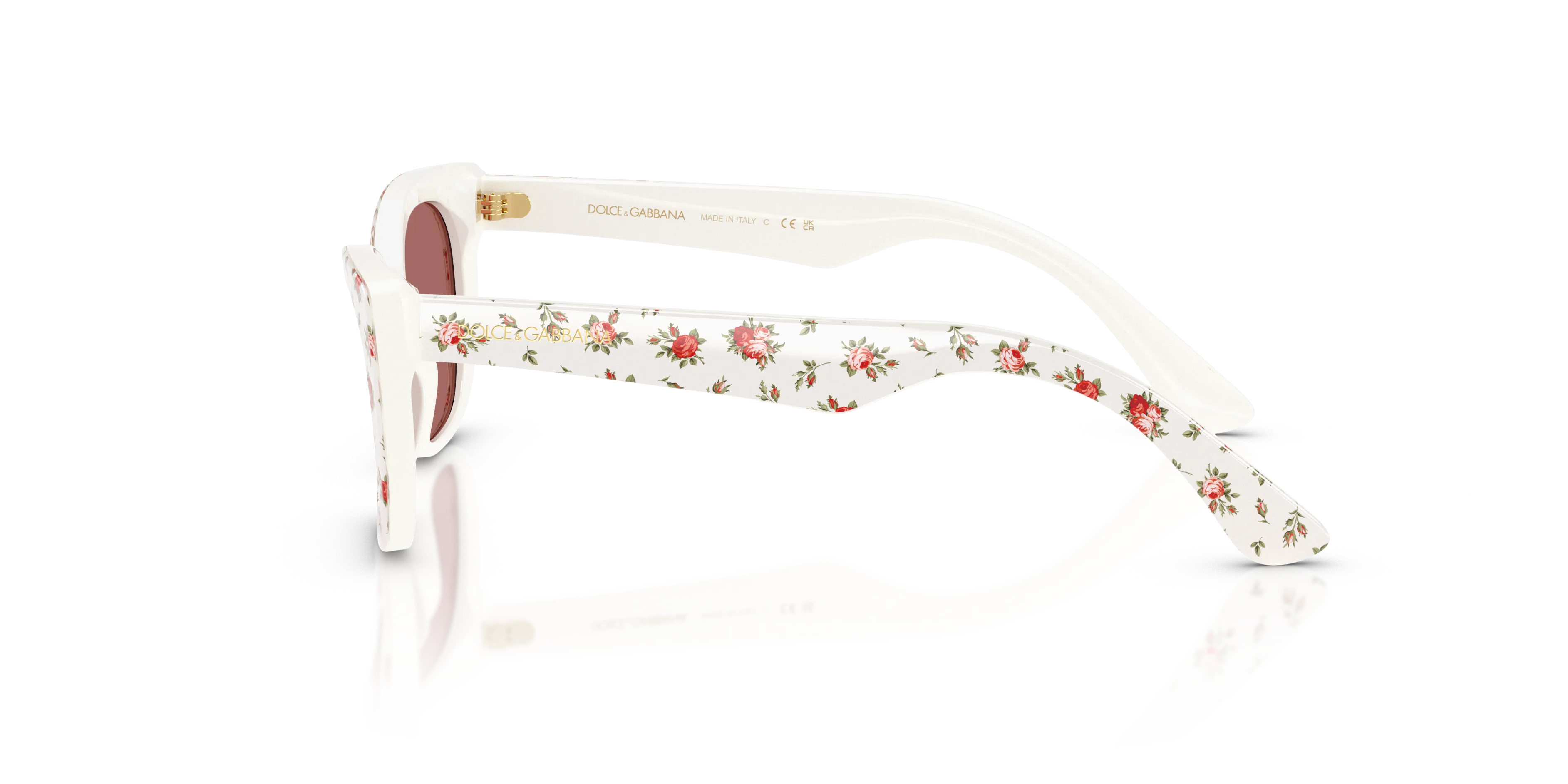 Dolce & Gabbana DX4427 348769 Occhiali da sole Acetato Multi-colore Viola Cat Eye Normale - immagine 4