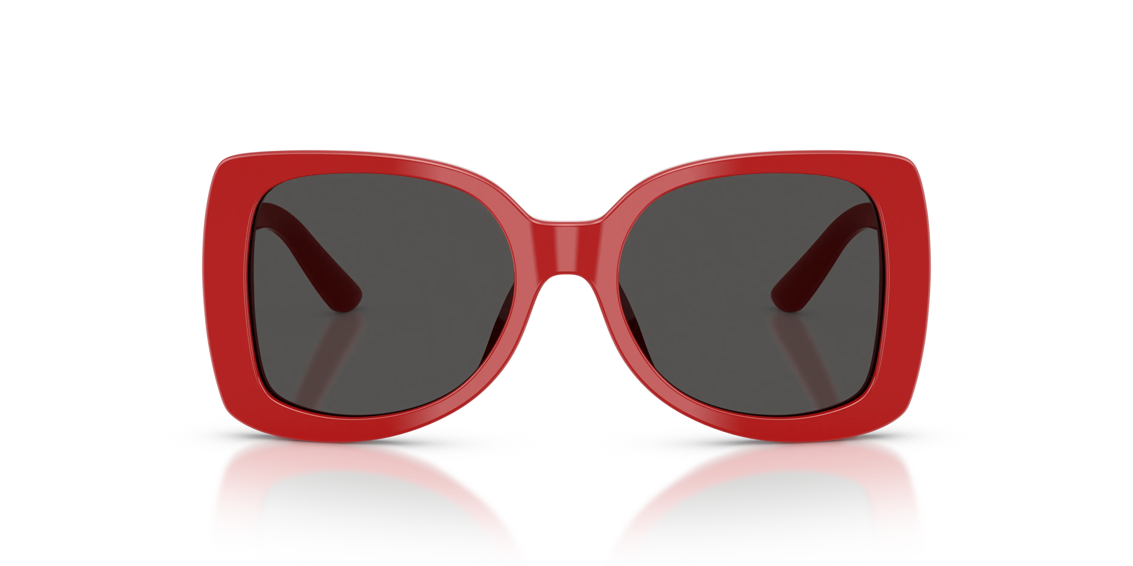 Dolce & Gabbana DX4012 308887 Occhiali da sole Acetato Rosso Grigio Farfalla Normale - immagine 3