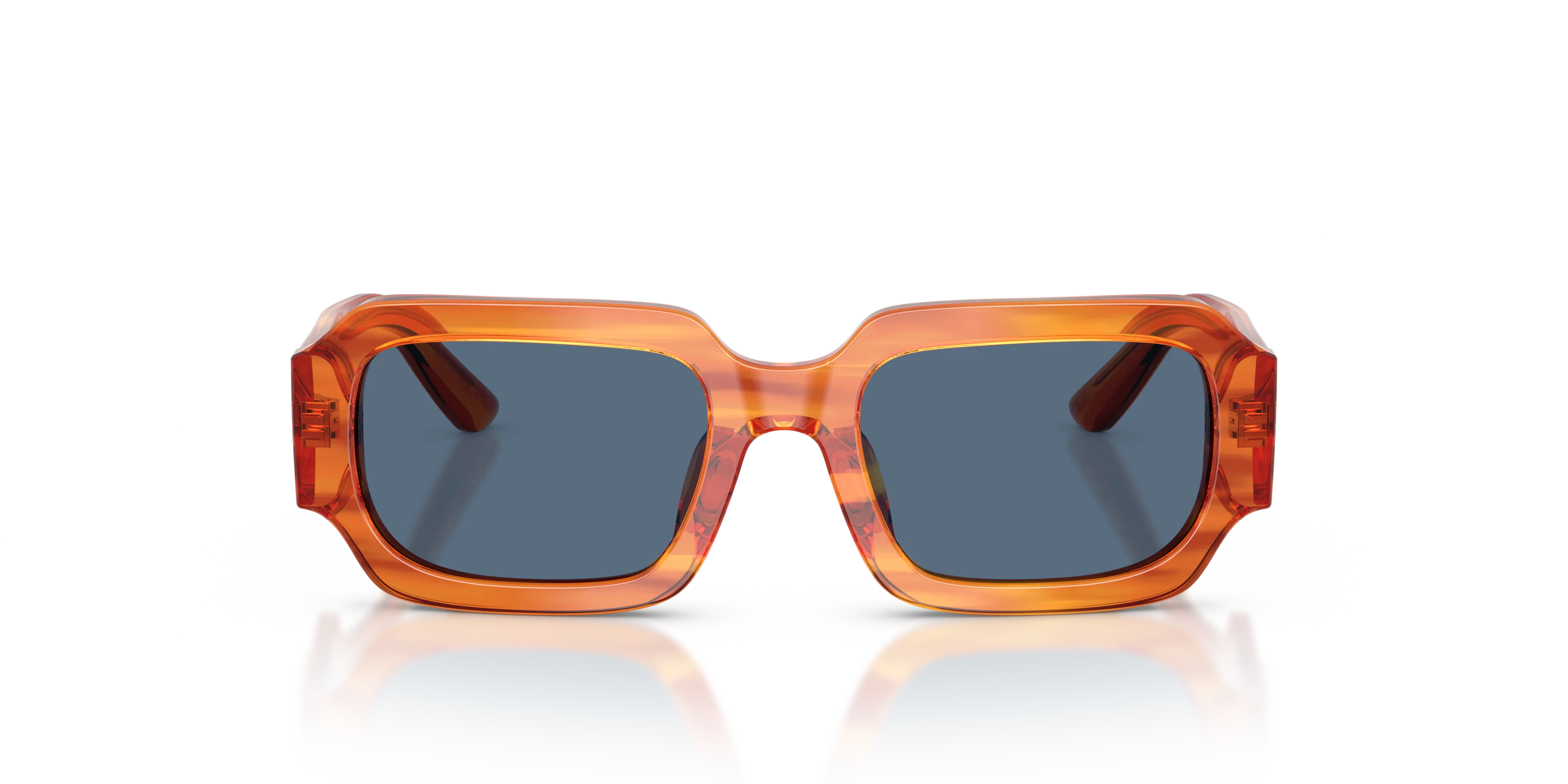 Dolce & Gabbana DX4011 348380 Occhiali da sole Acetato Marrone Blu Squadrata Normale - immagine 3
