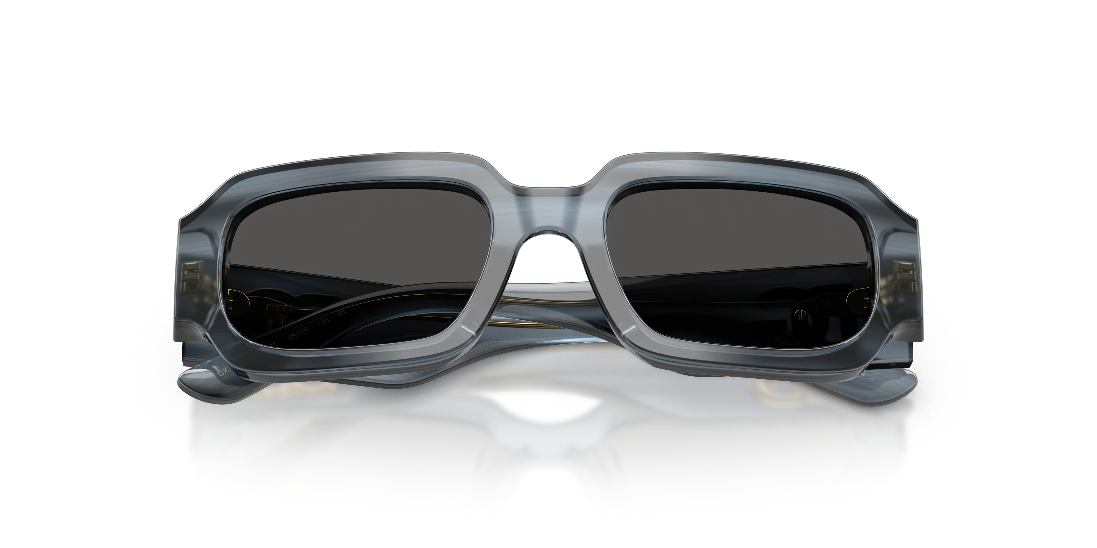 Dolce & Gabbana DX4011 348287 Occhiali da sole Acetato Blu Blu Squadrata Normale - immagine 2