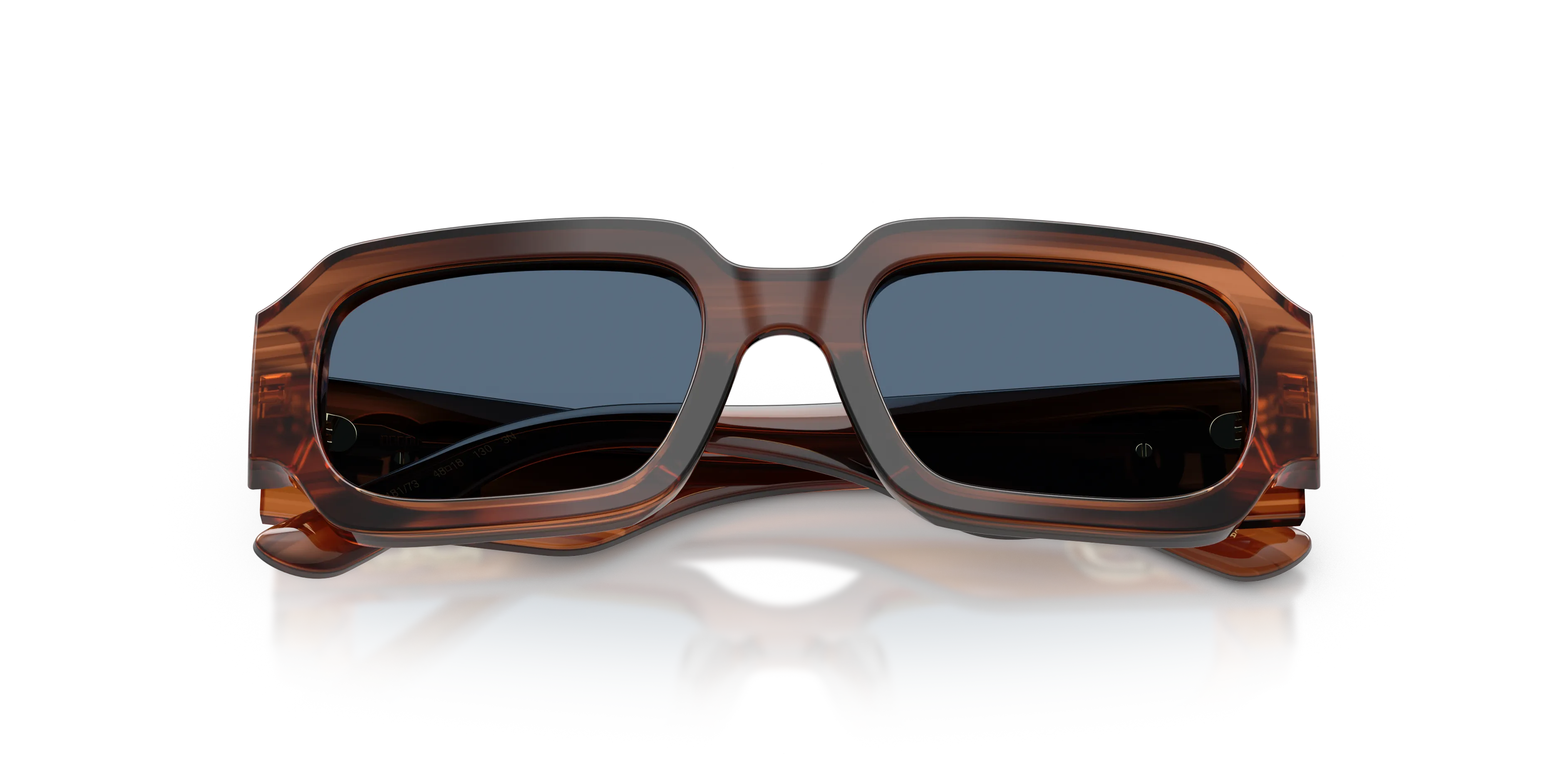 Dolce & Gabbana DX4011 348173 Occhiali da sole Acetato Marrone Marrone Squadrata Normale - immagine 2