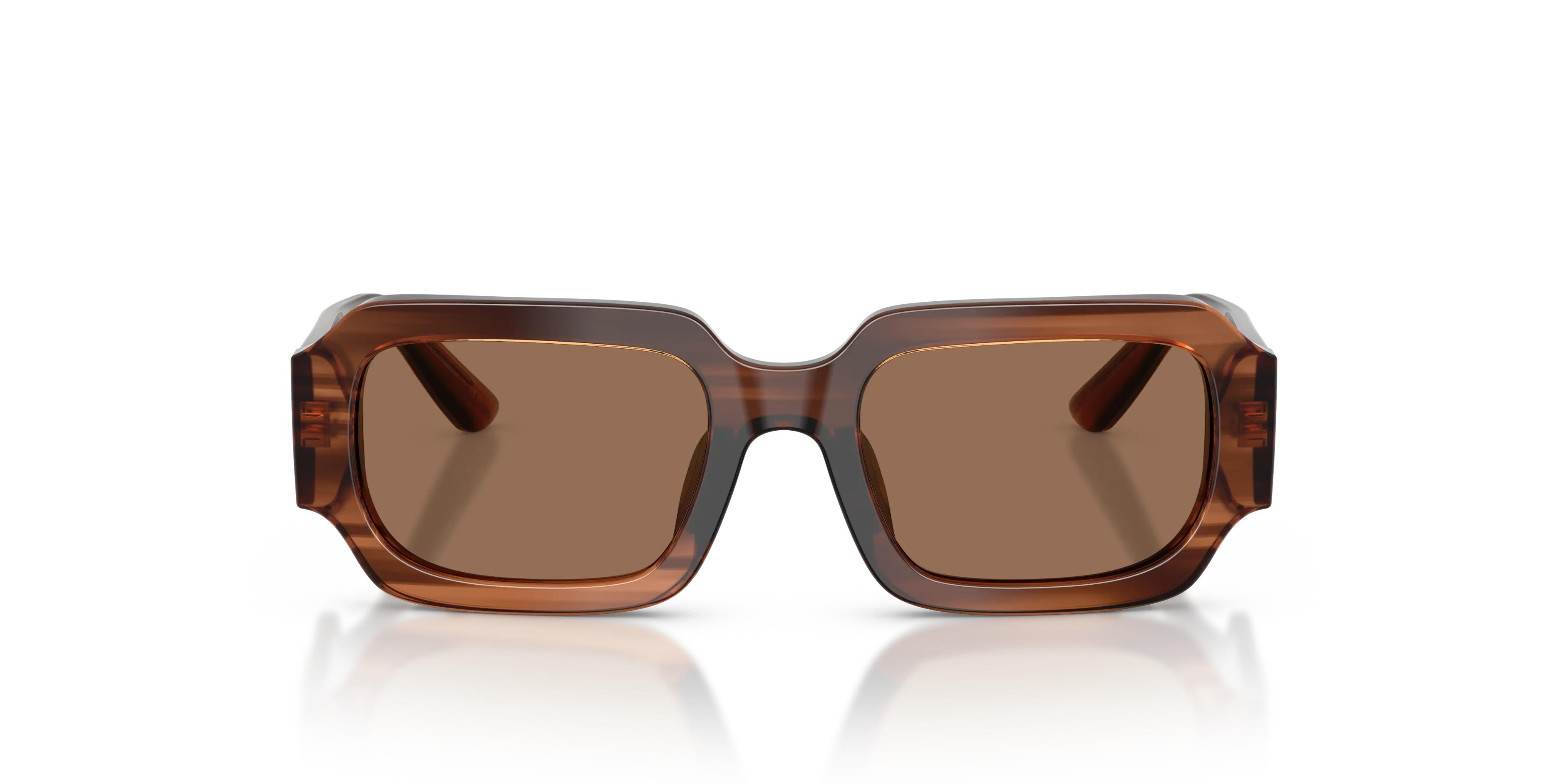 Dolce & Gabbana DX4011 348173 Occhiali da sole Acetato Marrone Marrone Squadrata Normale - immagine 3