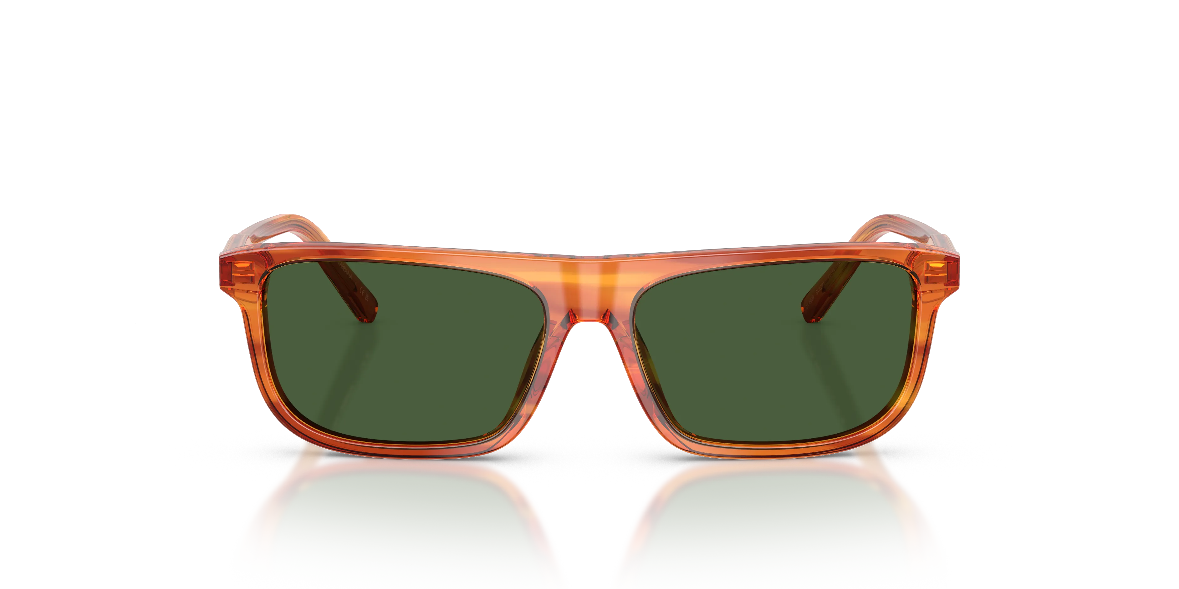 Dolce & Gabbana DX4009 348371 Occhiali da sole Acetato Marrone Verde Squadrata Normale - immagine 3