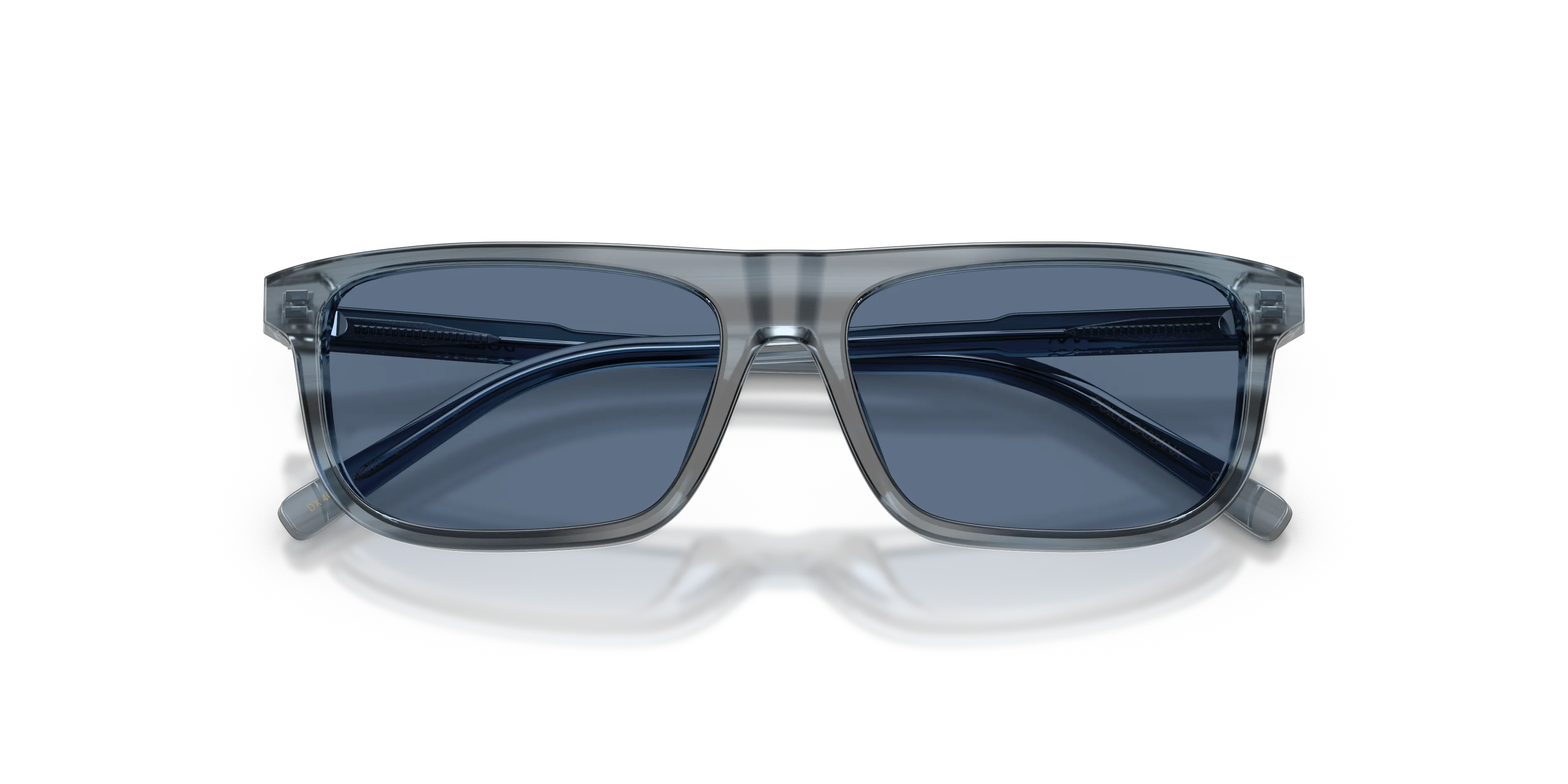 Dolce & Gabbana DX4009 348280 Occhiali da sole Acetato Blu Blu Squadrata Normale - immagine 2