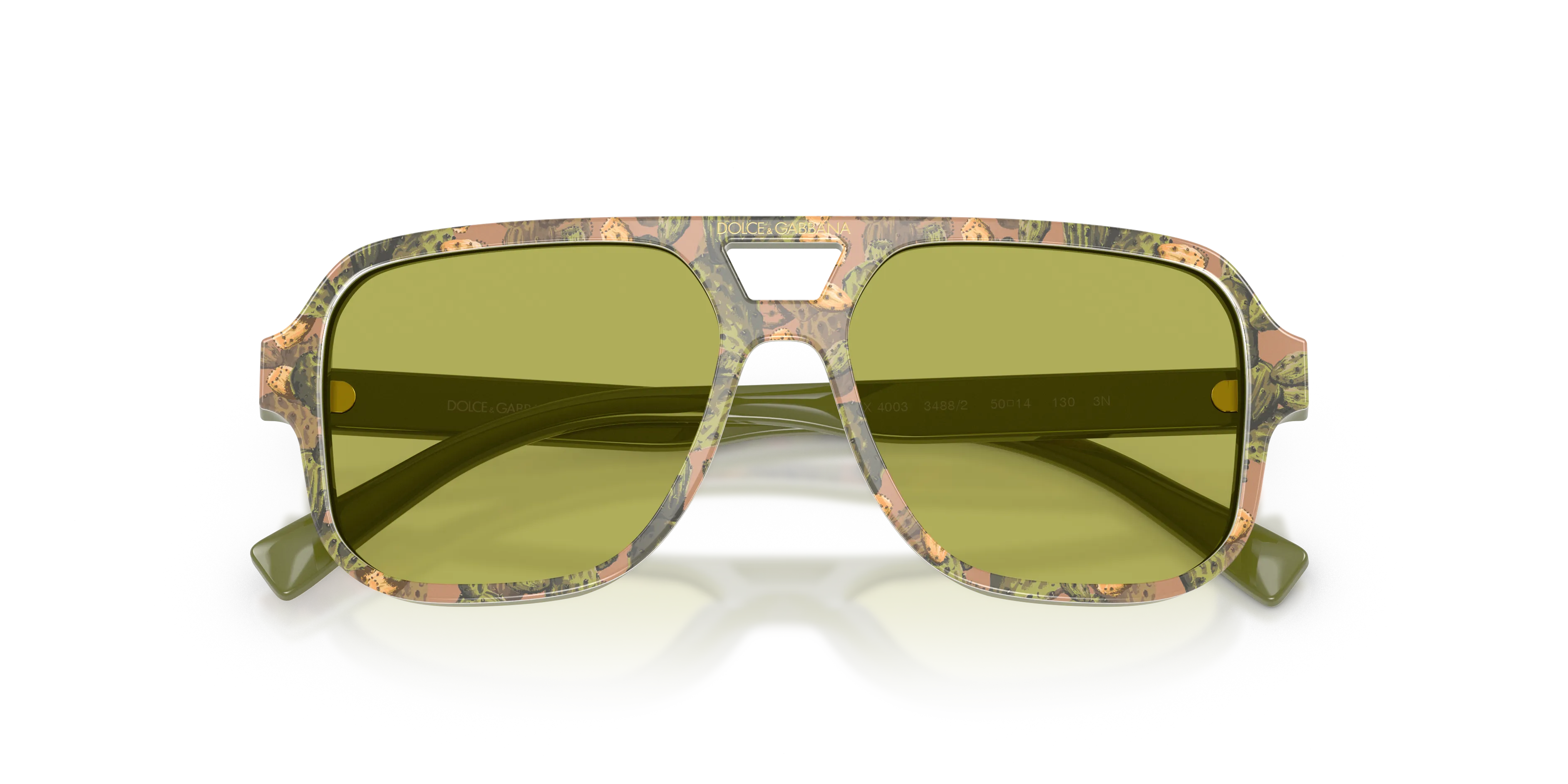 Dolce & Gabbana DX4003 3488/2 Occhiali da sole Acetato Multi-colore Verde Pilot Normale - immagine 2