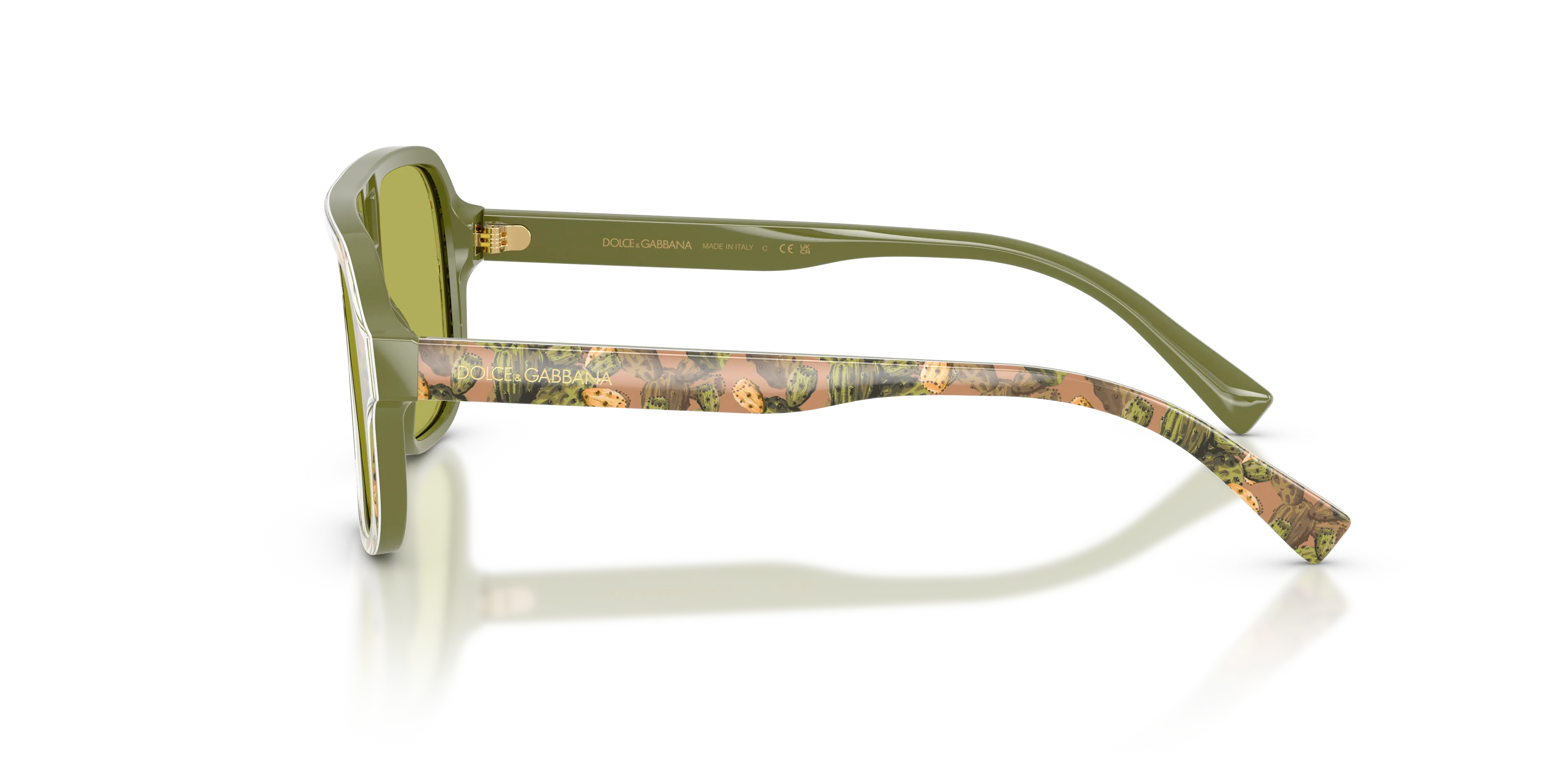 Dolce & Gabbana DX4003 3488/2 Occhiali da sole Acetato Multi-colore Verde Pilot Normale - immagine 4
