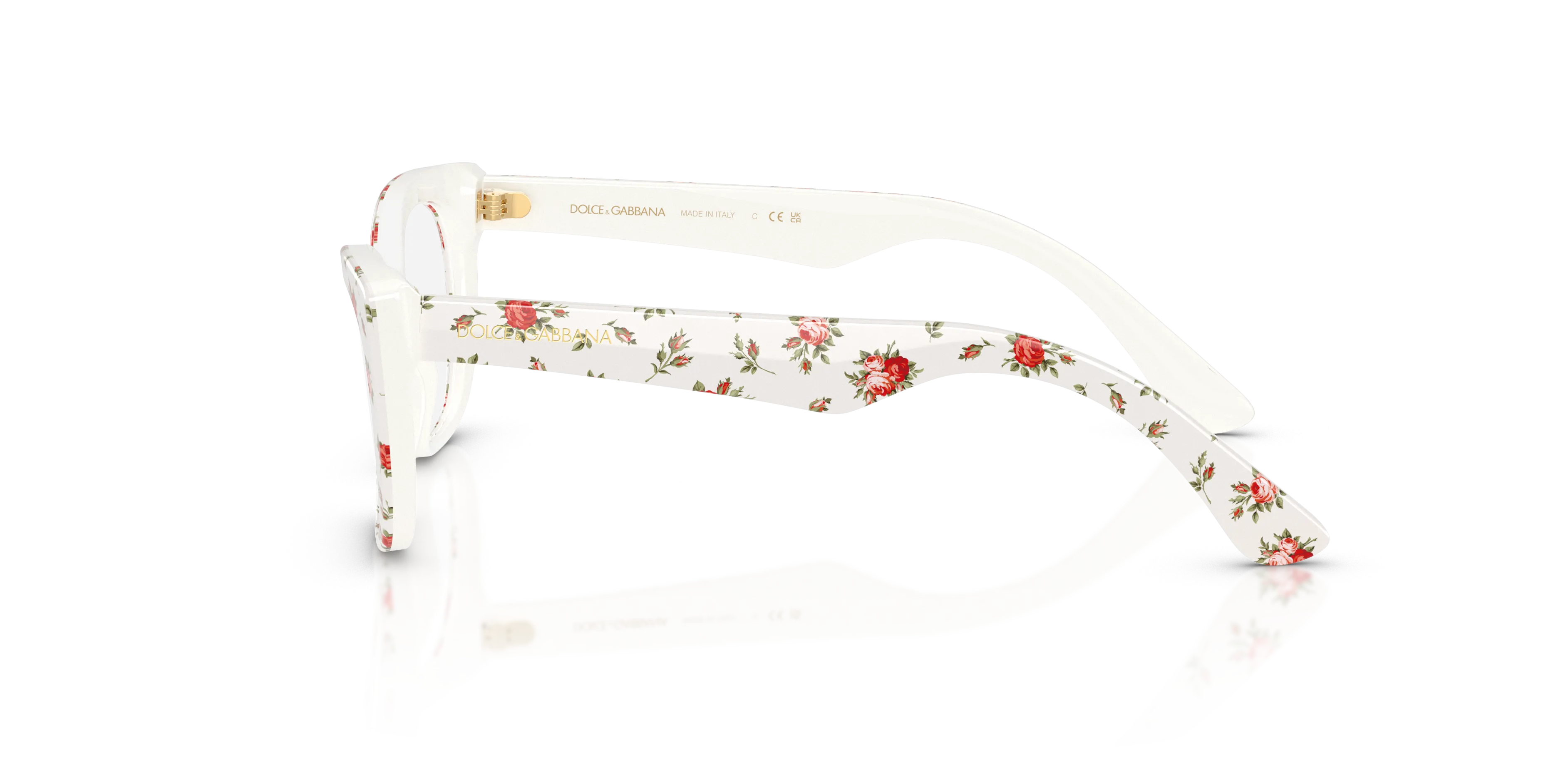 Dolce & Gabbana DX3357 3487 Montature da vista Acetato Multi-colore Trasparente Cat Eye Normale - immagine 4