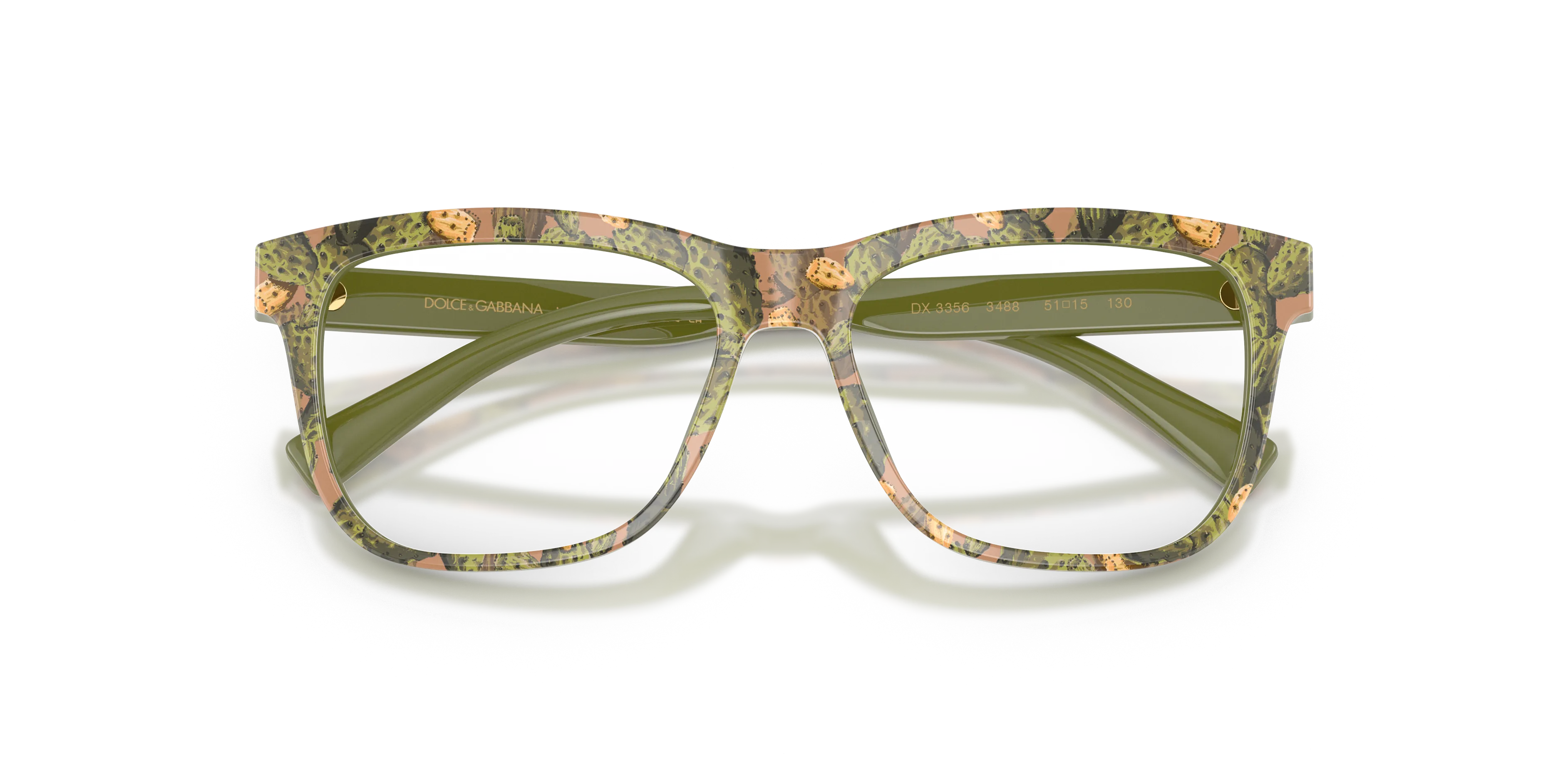Dolce & Gabbana DX3356 3488 Montature da vista Acetato Multi-colore Trasparente Squadrata Normale - immagine 2