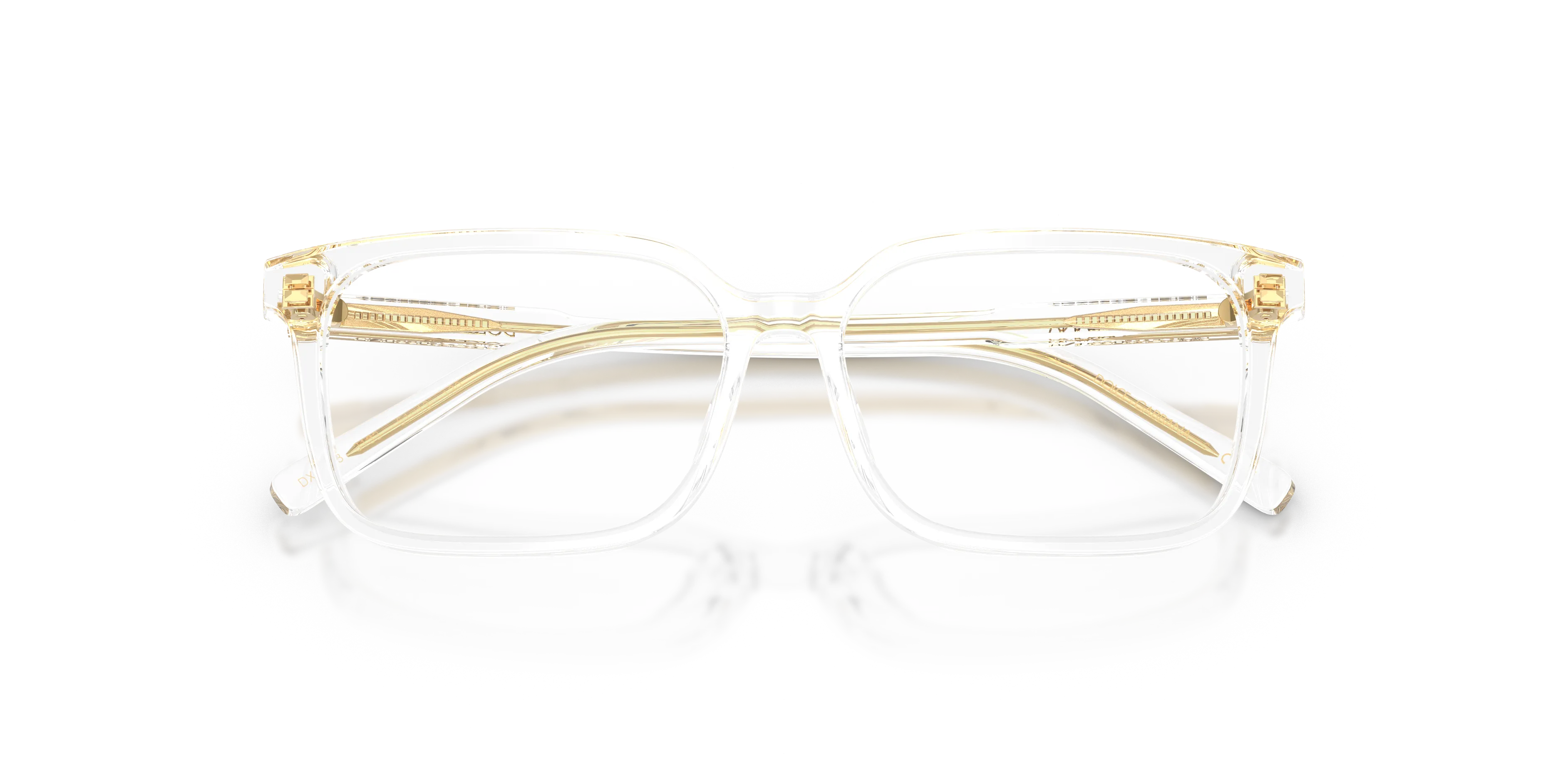Dolce & Gabbana DX3003 3133 Montature da vista Acetato Trasparente Trasparente Squadrata Normale - immagine 2