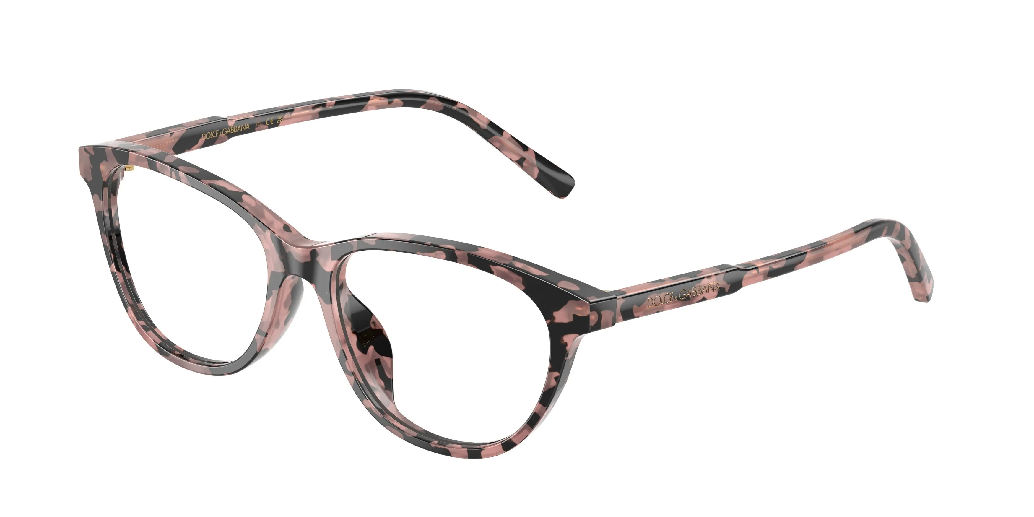 Dolce & Gabbana DX3002 3476 Montature da vista Acetato Tartaruga Trasparente Cat Eye Normale - immagine 1